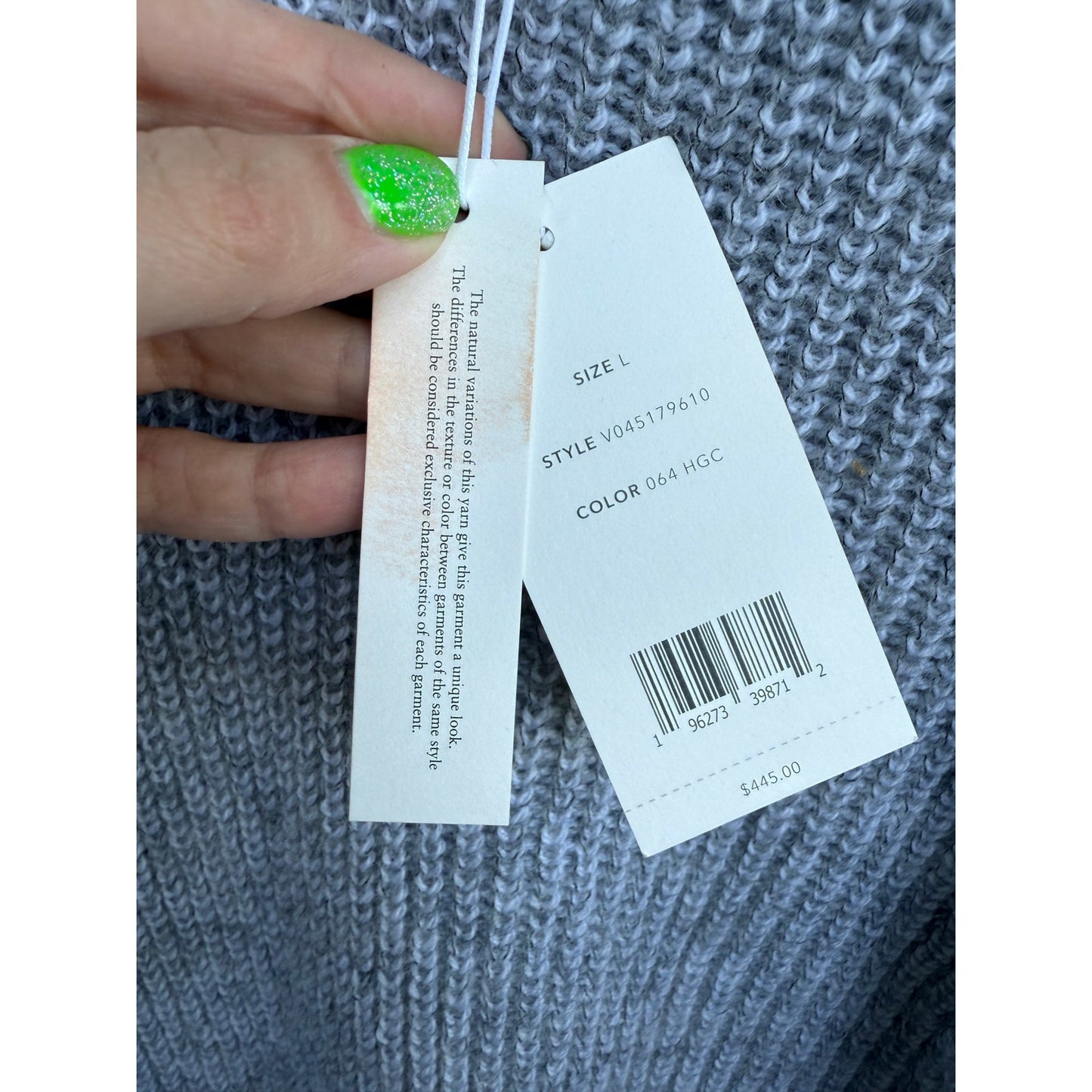 Vince Sweater - Gray - Large