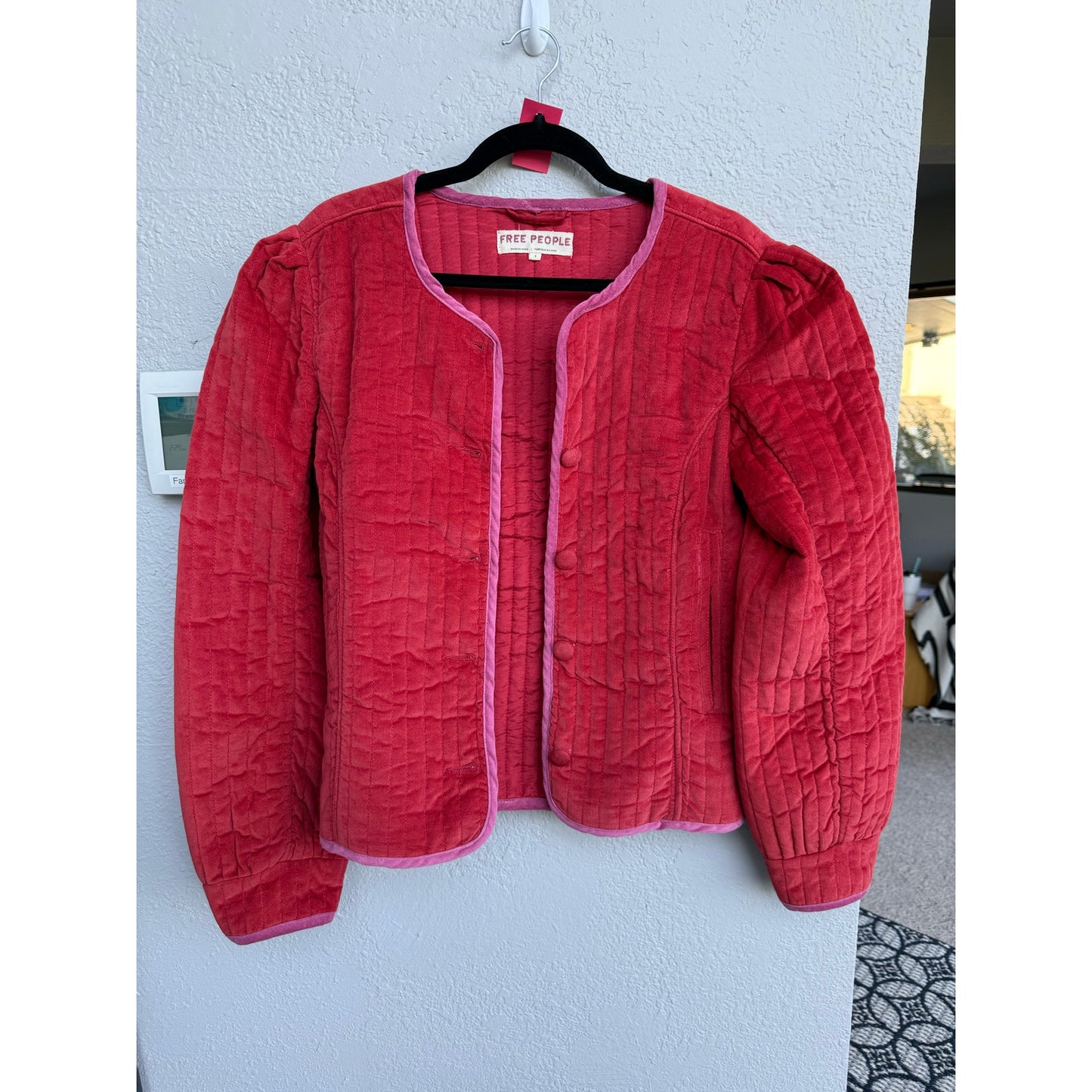 Free People Natalia Quilted Jacket - Size Small