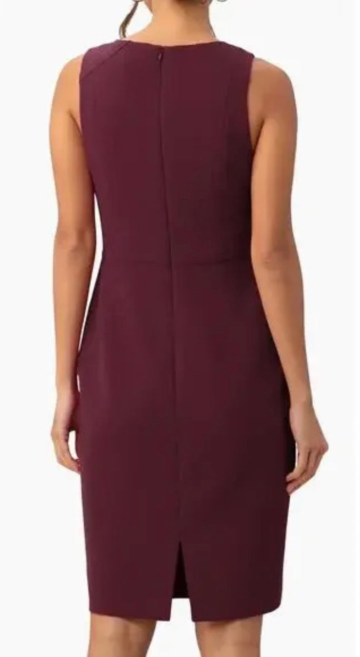 Trina Turk Rouge Dress in Burgundy - Size 4