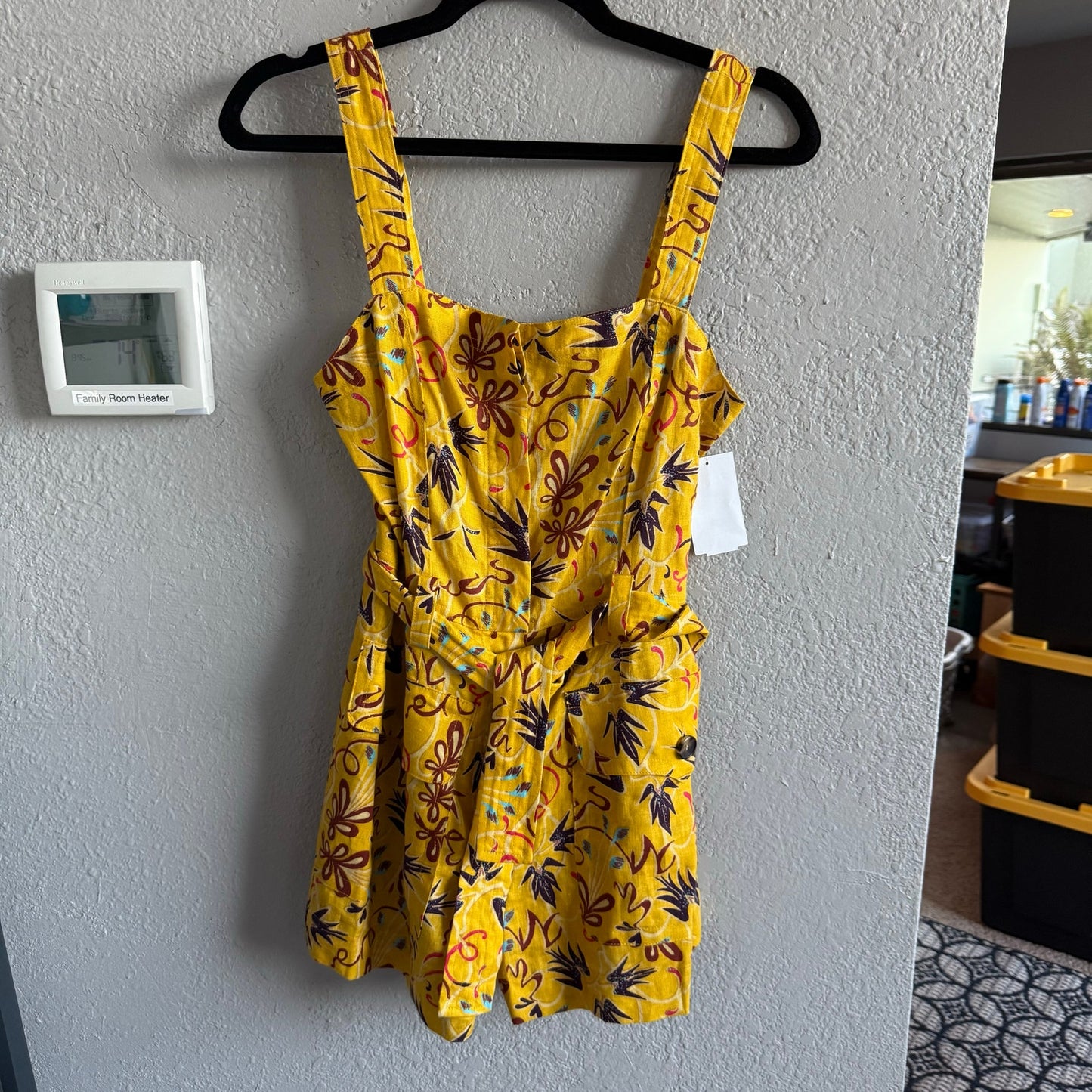 ALC Gilmore yellow linen romper - Size 00