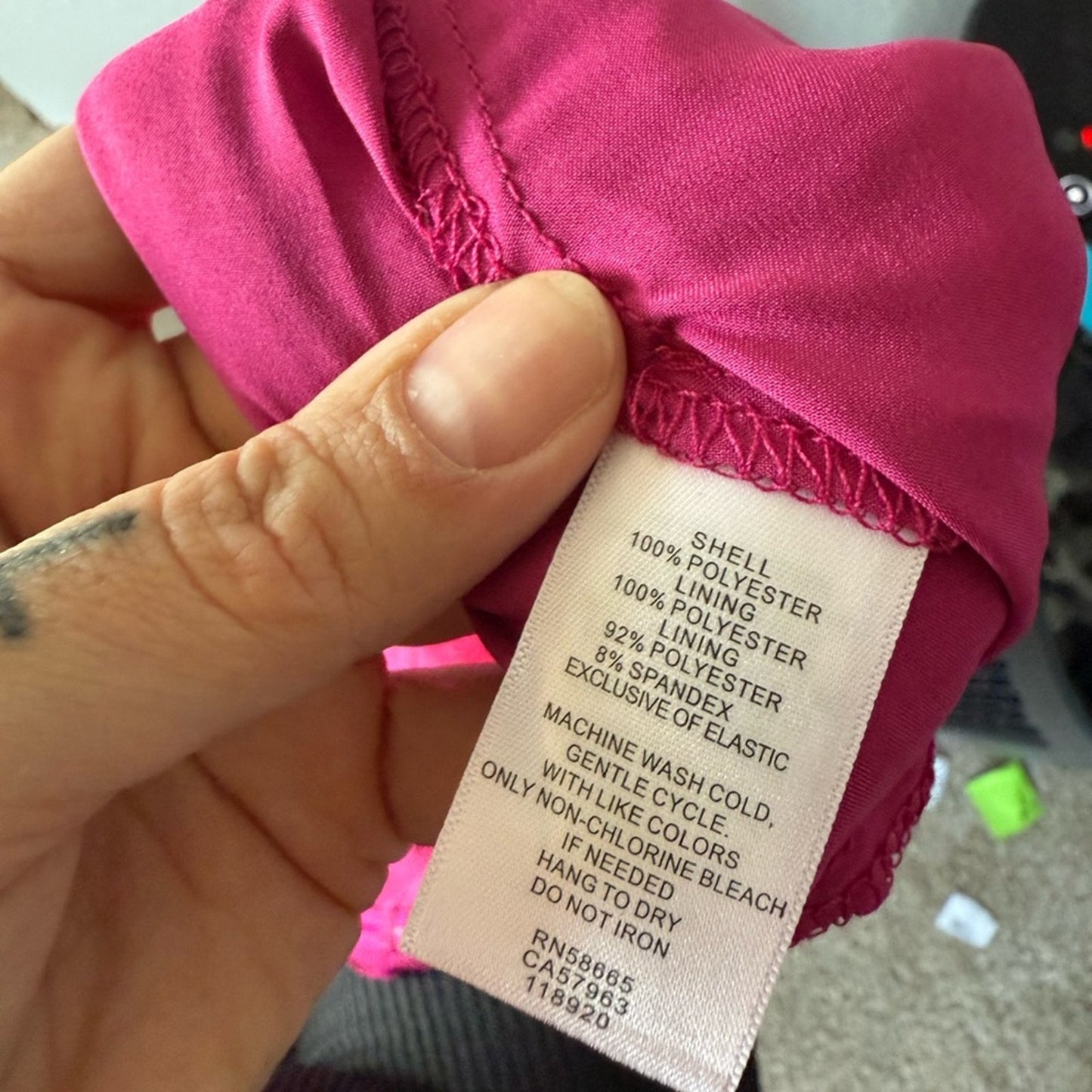 Vibrant Pink Strapless Dress - XXL