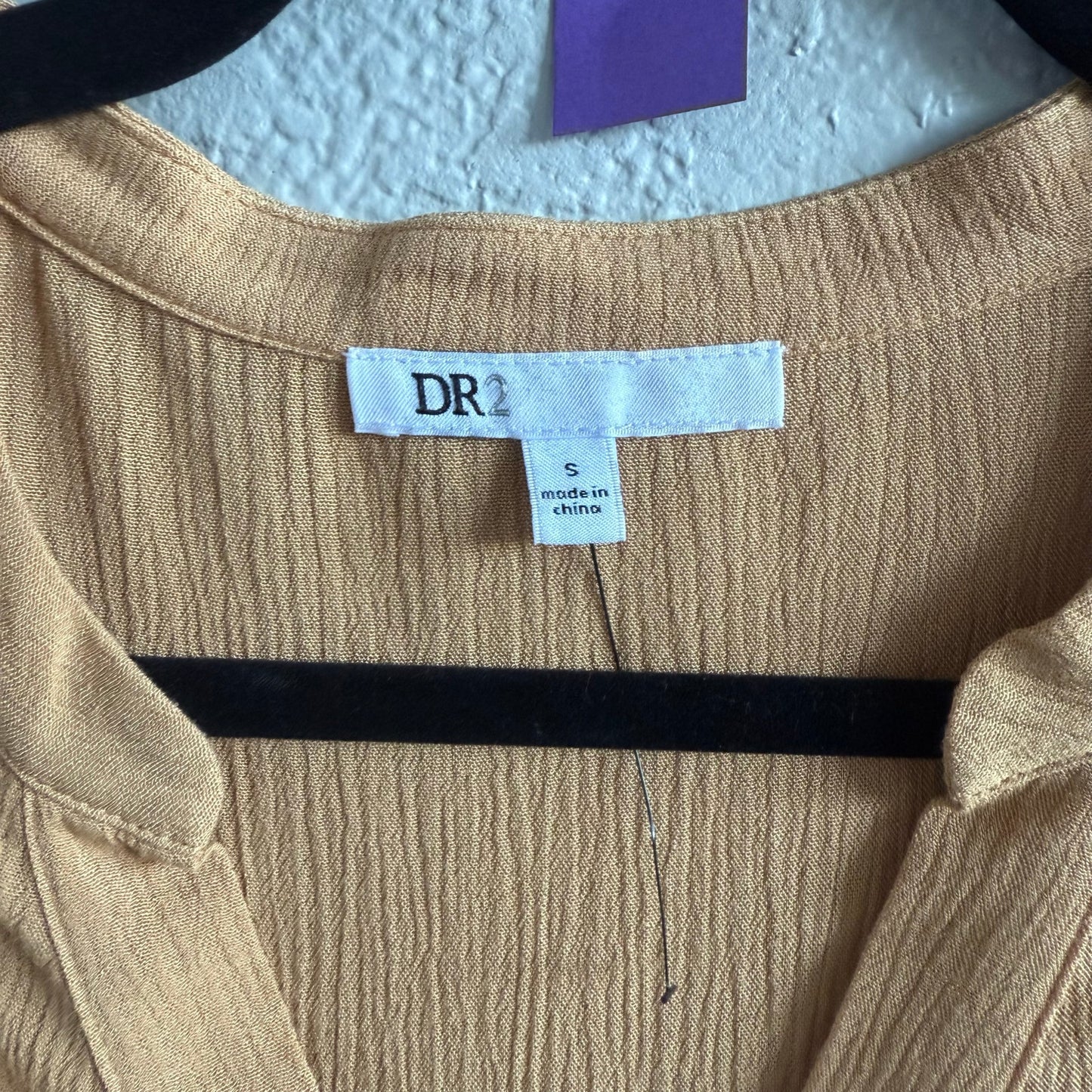 DR2 Long Sleeve Tan Button Down - Small