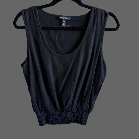 Ellen Tracy Linen Blend Top - Small