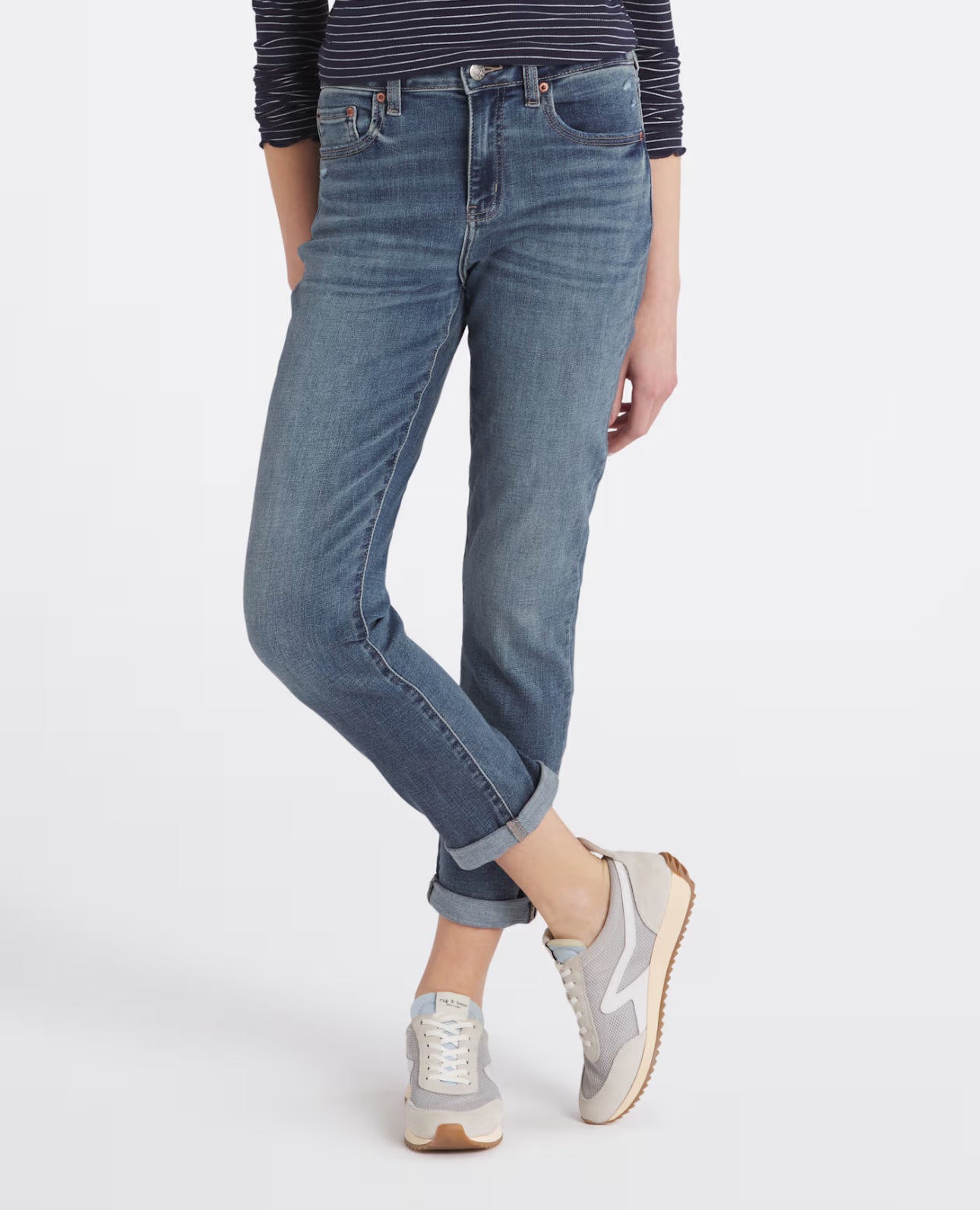 Daze Lovergirl Mid Rise Roller Jeans - Size 29” Waist