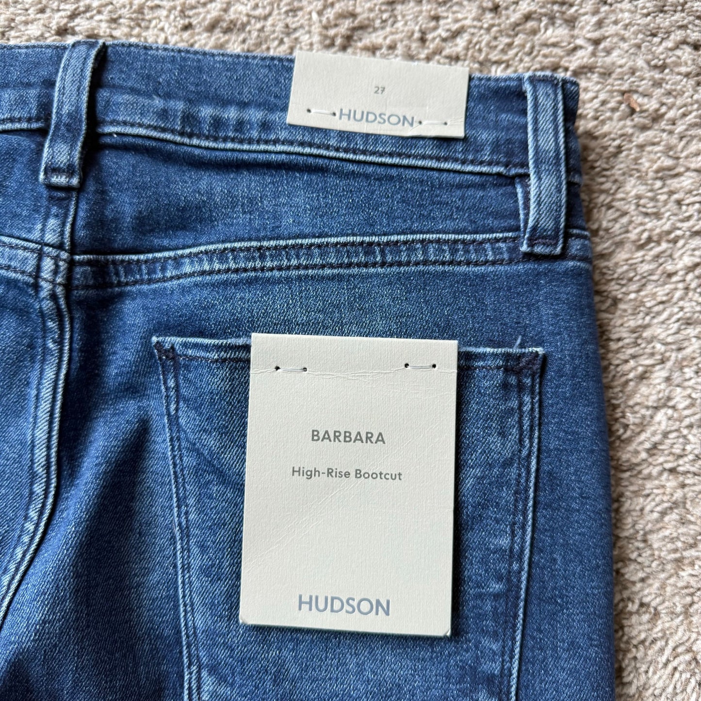Hudson Barbara High-Rise Bootcut Jean size 27