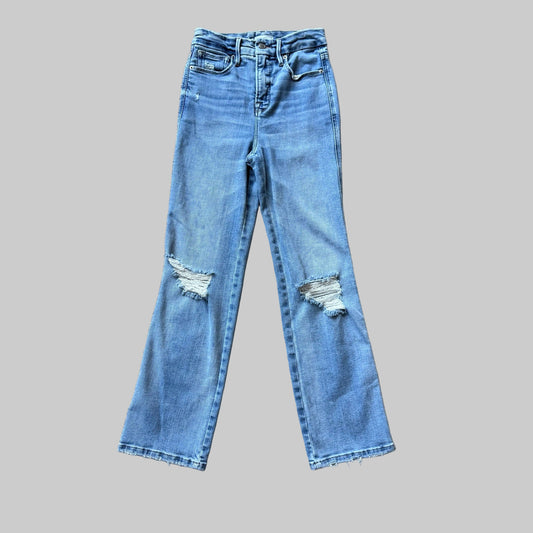 Good American Good Curve Straight Jeans - Size 2/26 - Preloved