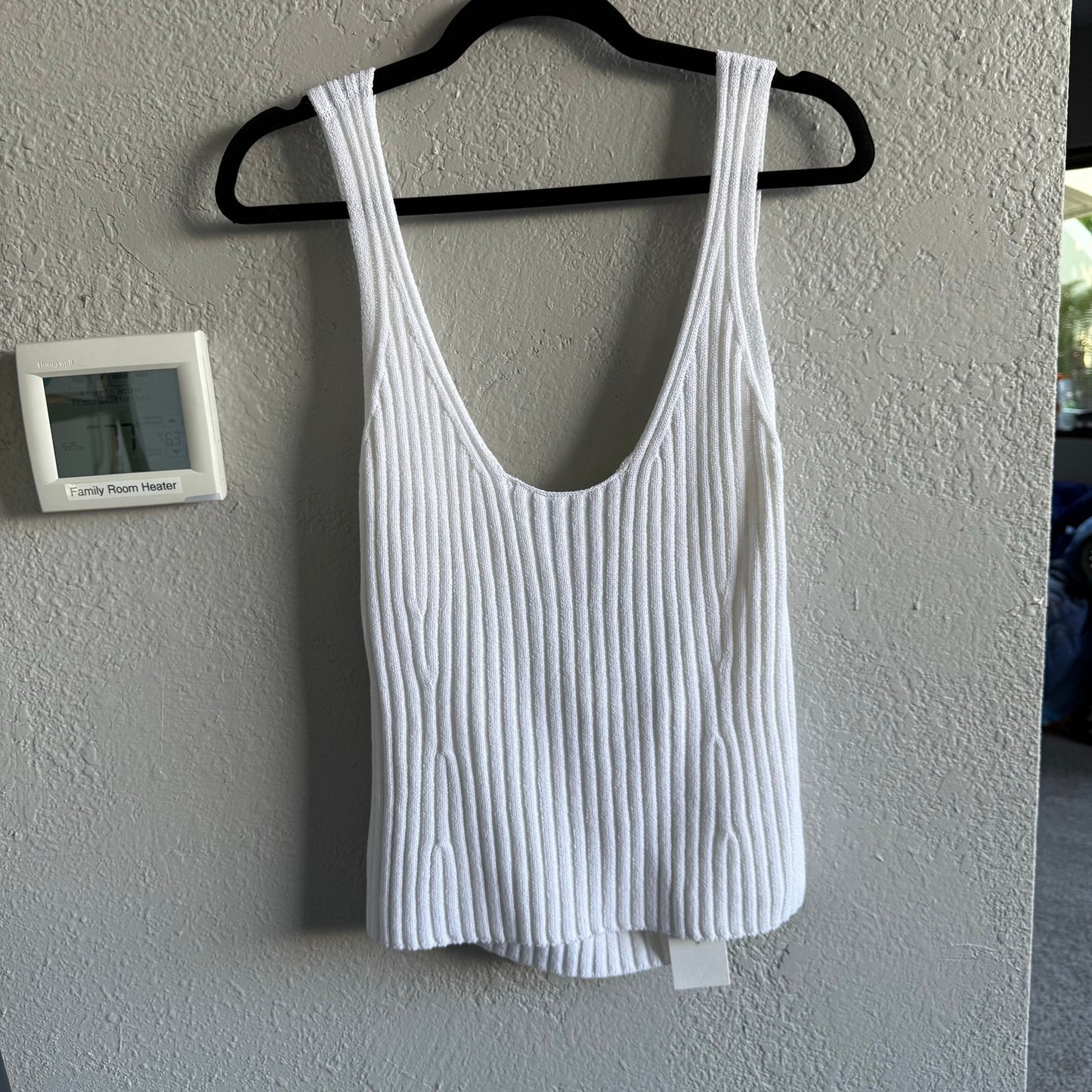 Vince Ribbed Knit Tank - Large