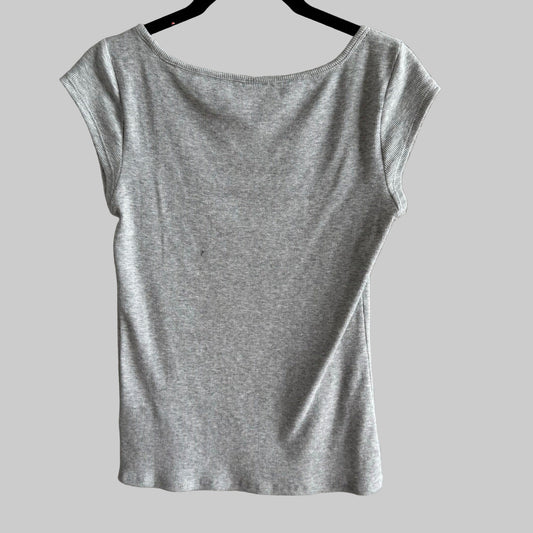 Melrose Market Ribbed Baby Tee - Size XS - *PI