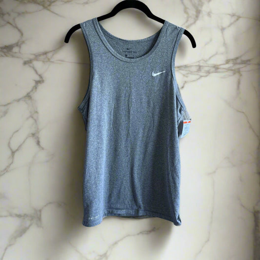 Nike Dri-Fit Tank in Gray - Small