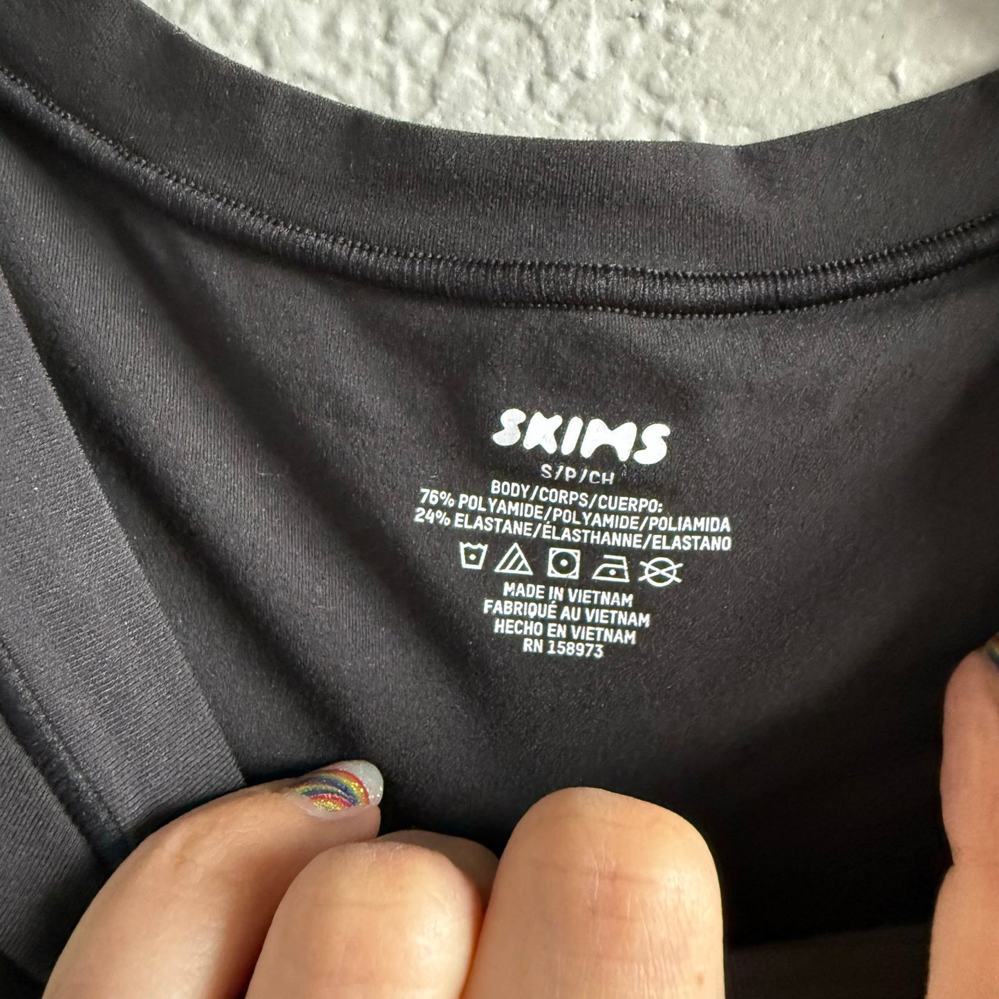 SKIMS Fits Everybody T-Shirt Bodysuit - small