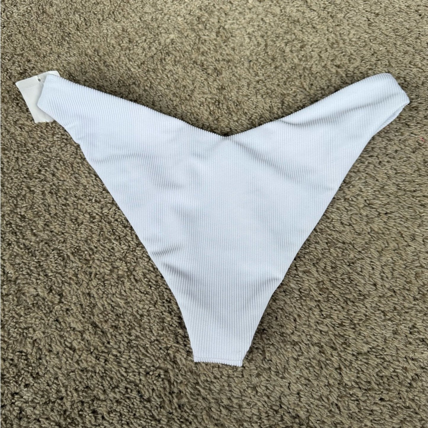 Beach Riot White Swim Bottoms - Size Medium