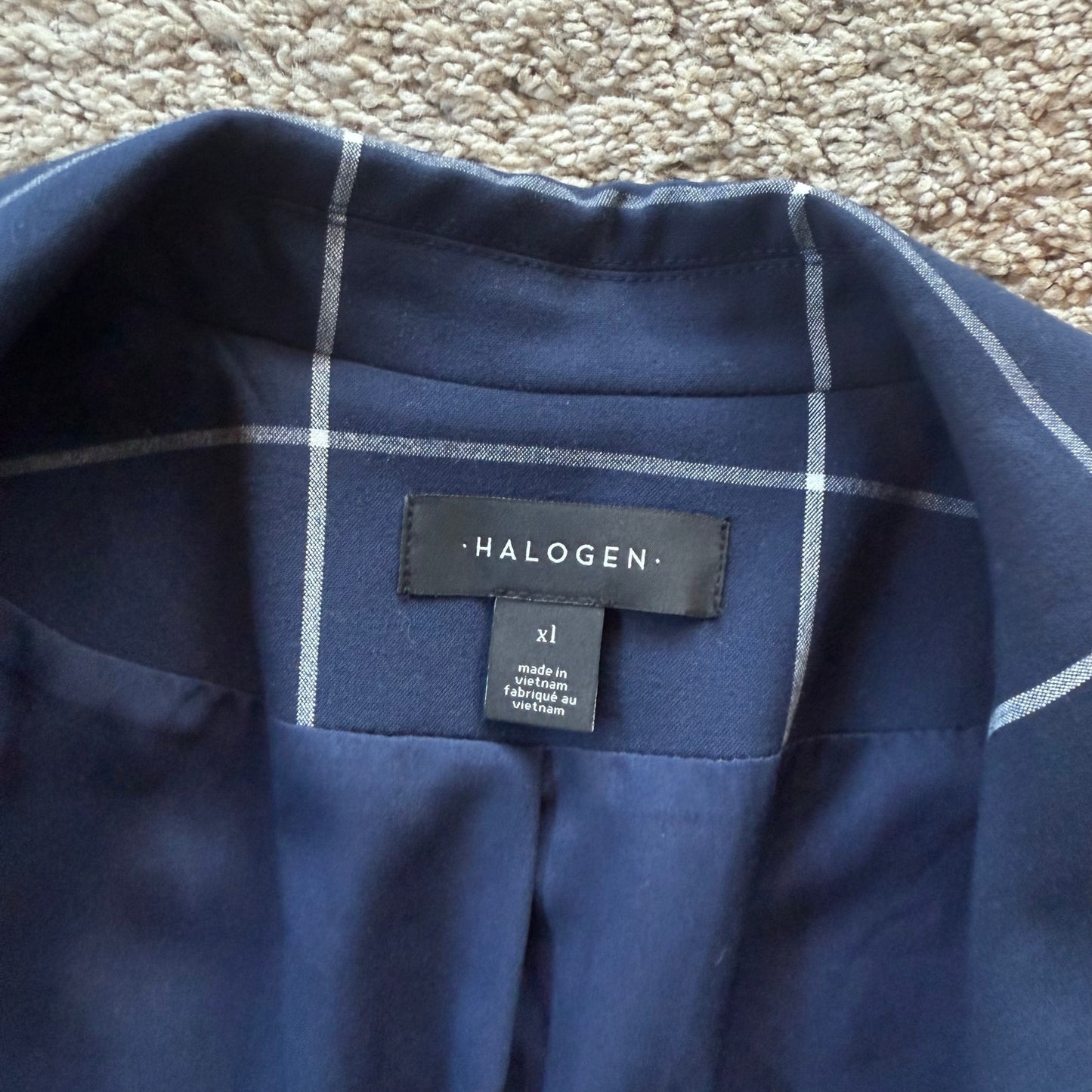 Halogen Navy Blazer - XL