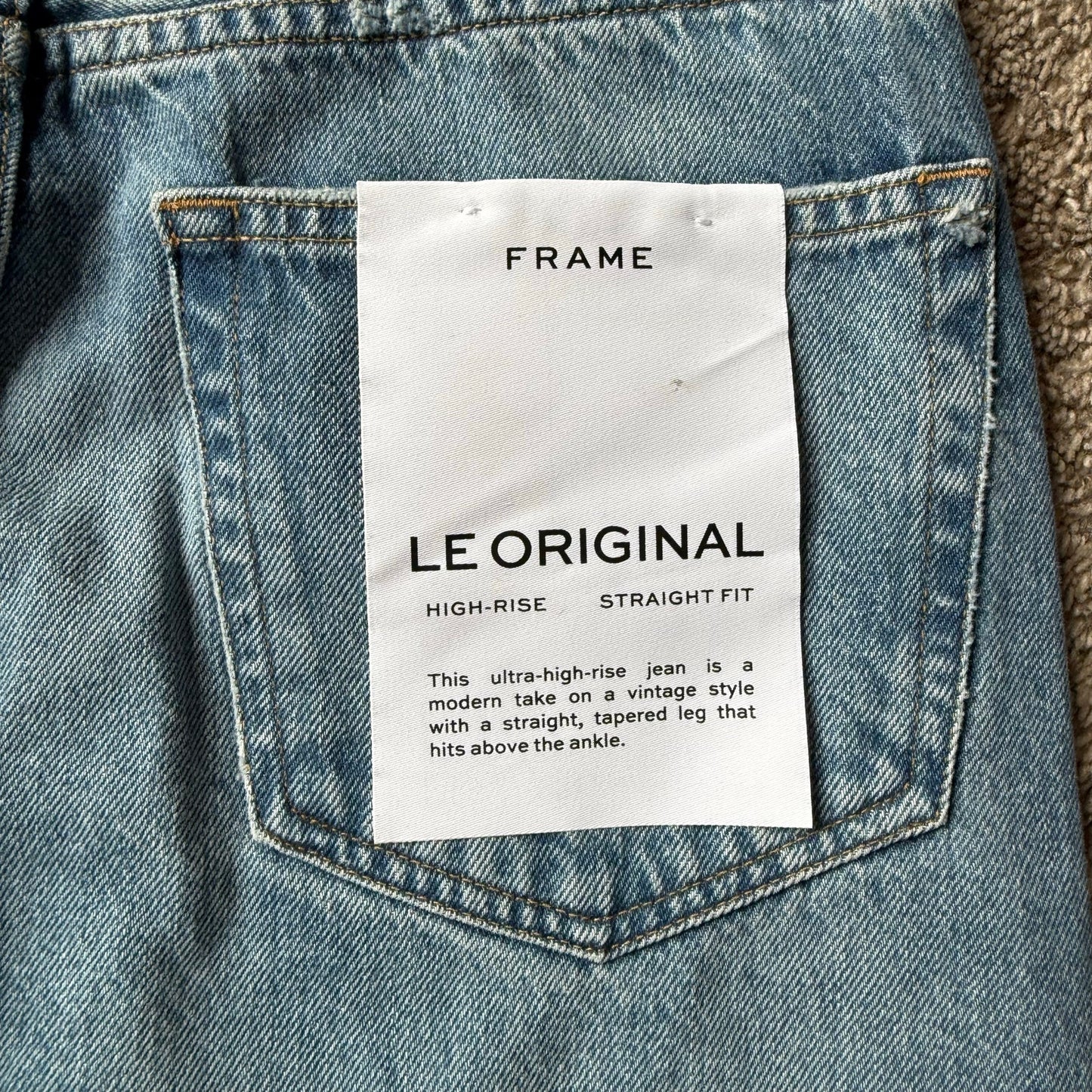 Frame Le Original Jeans size 26