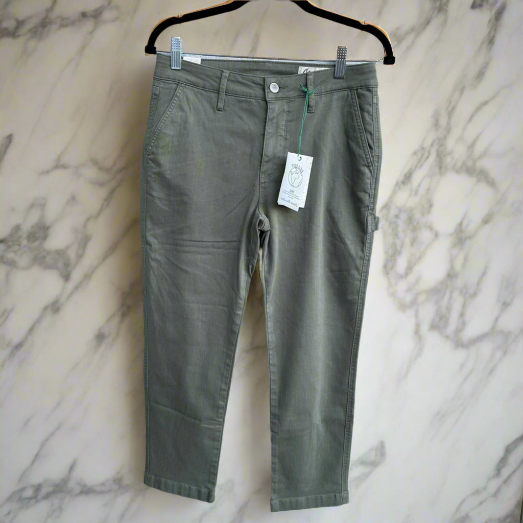Cosmic Blue Love Green Straight Leg Pants - Size 29