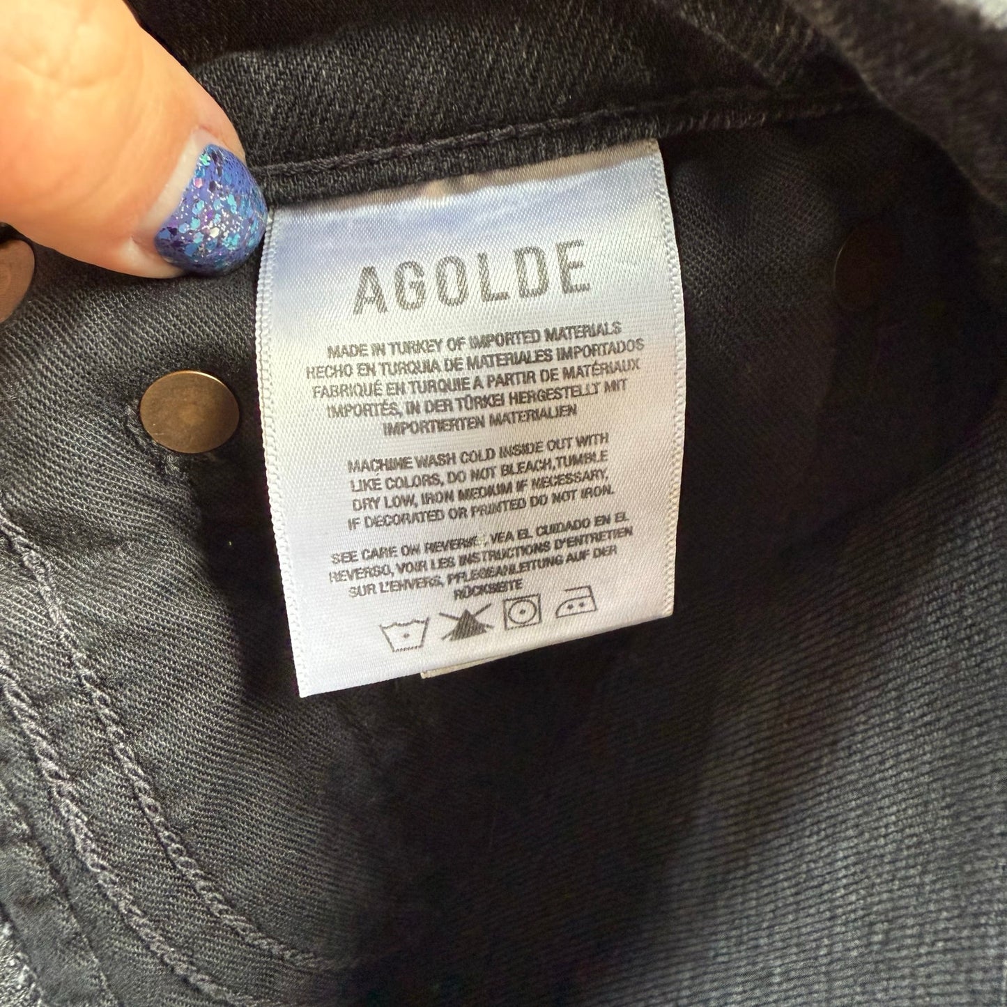Agolde High Rise Jeans - Size 24