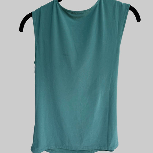 Vince Camuto Green Draped Sleeveless Blouse - Size XS - *PI