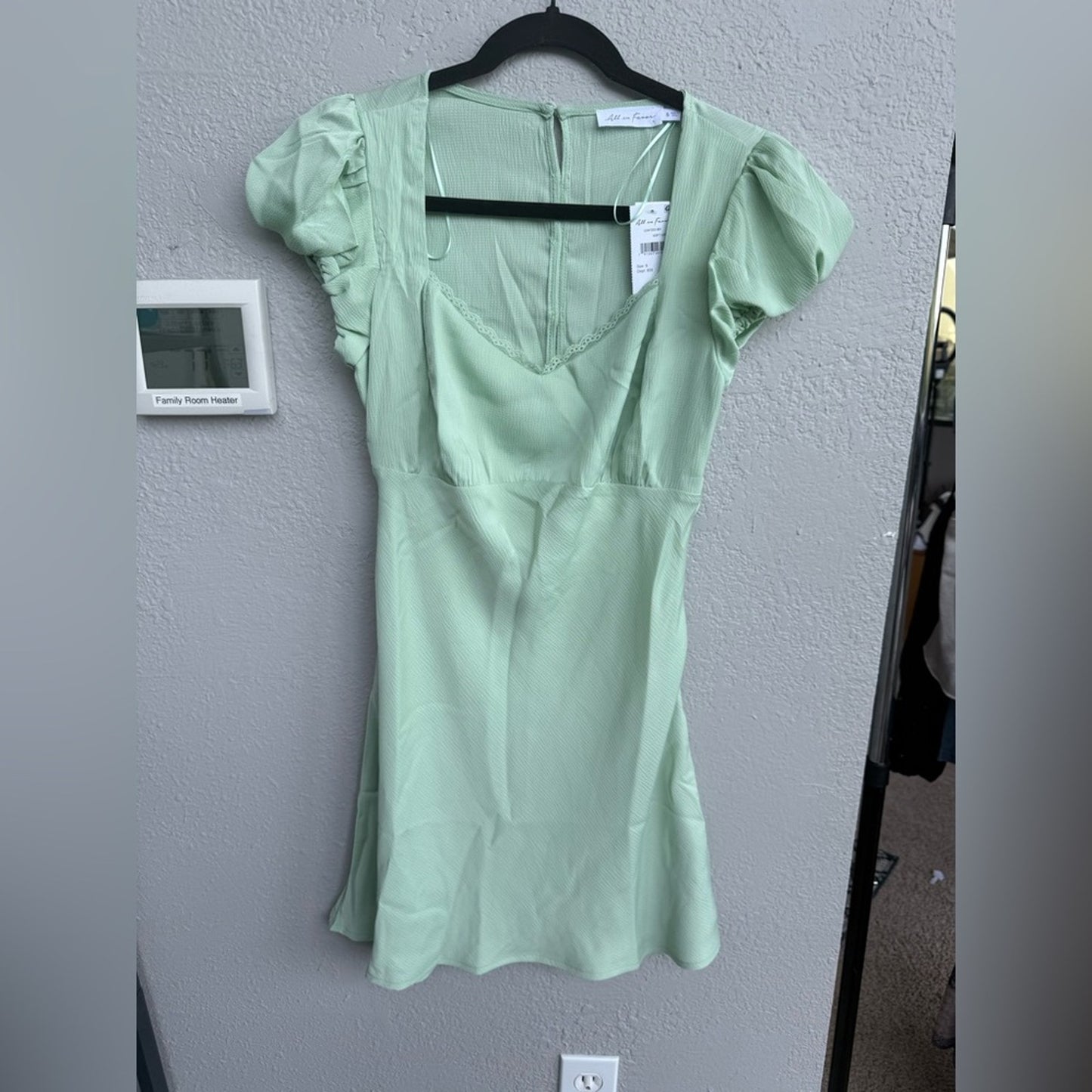 Elegant Soft Green Dress by All in Favor - Size Small