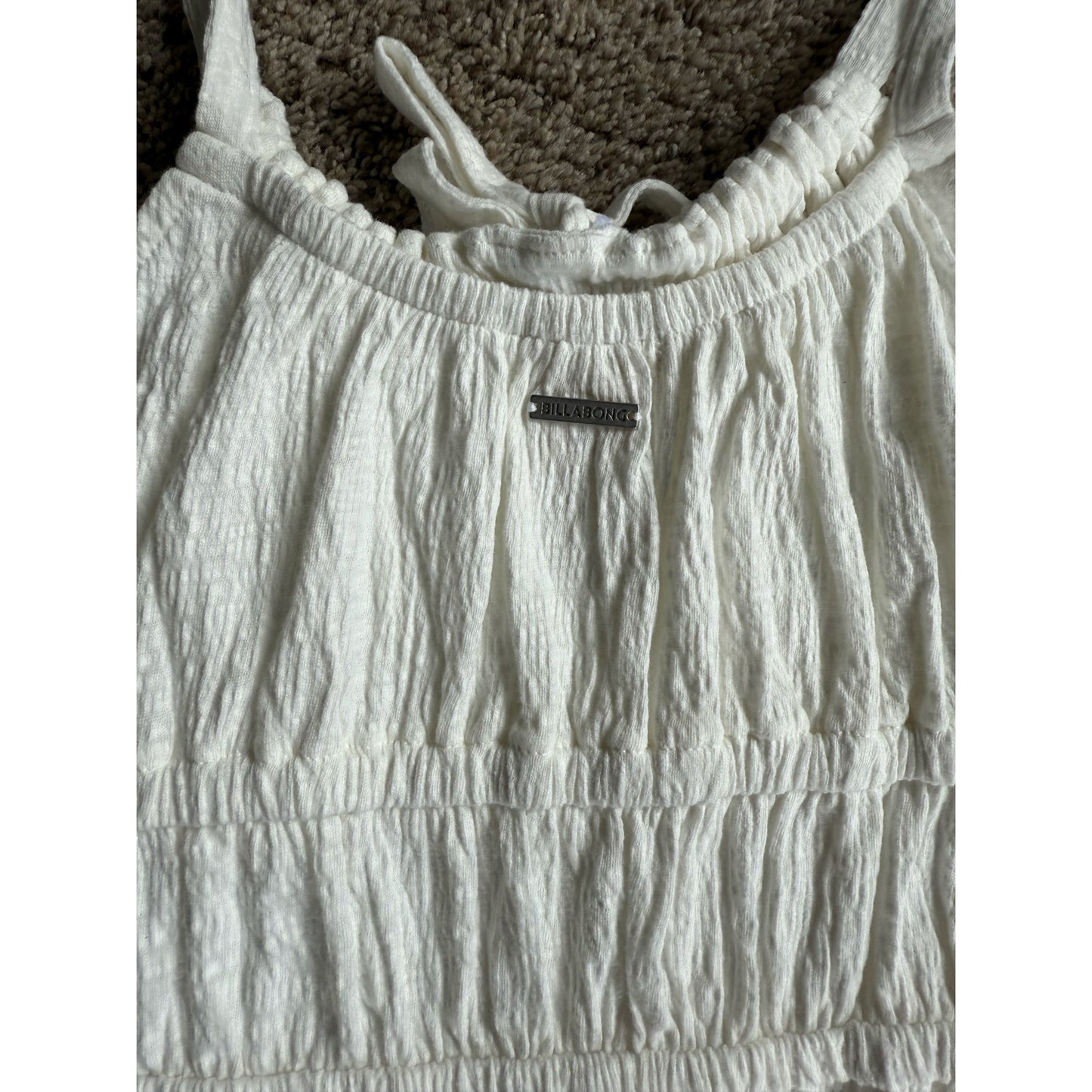 Billabong White Knit Dress - Size Small