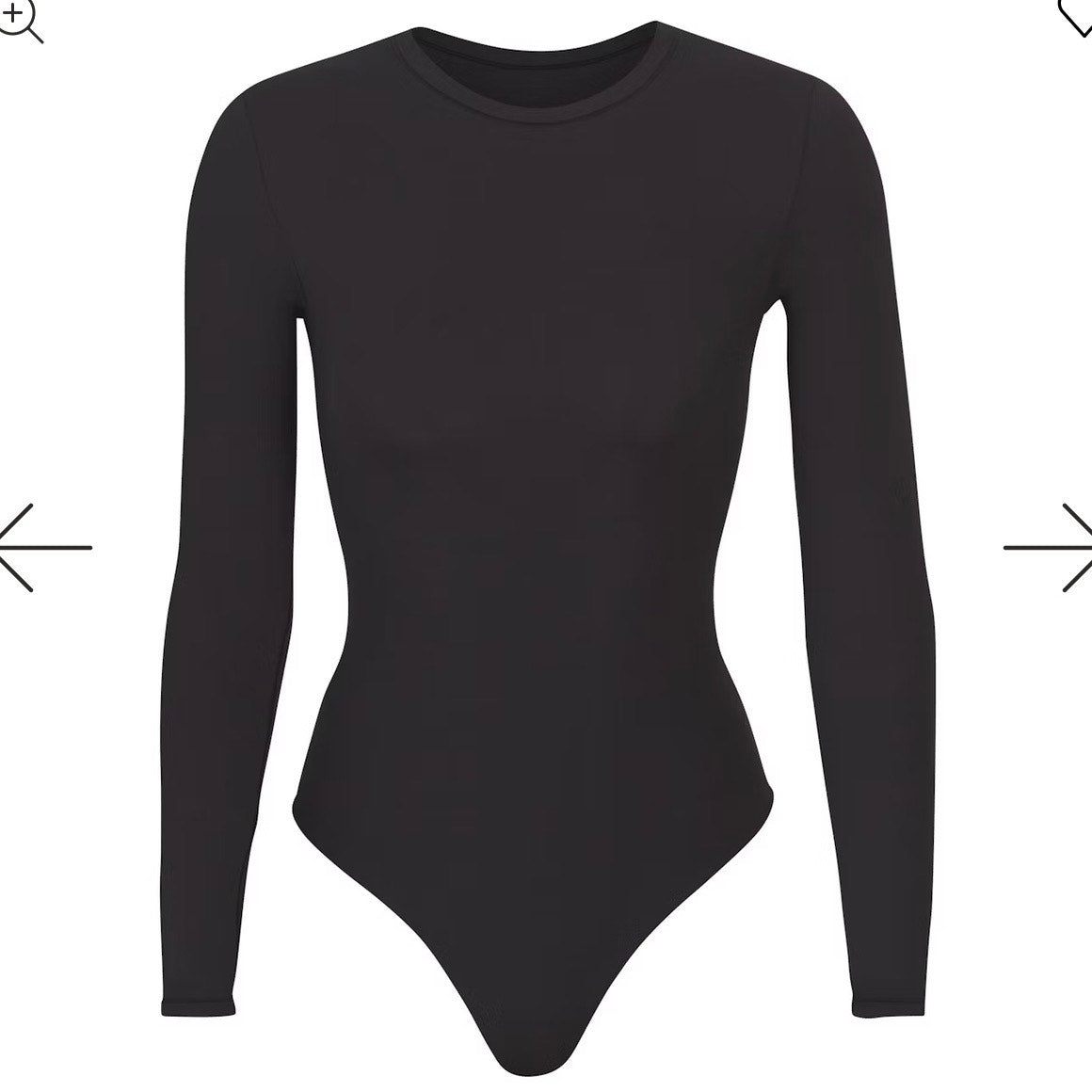 Skims long sleeve body suit - small