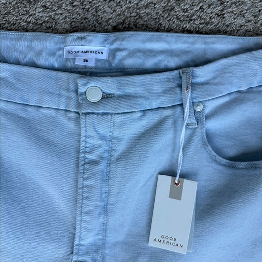 Good American Jeans in Light Blue - Plus Size 26W with 27" Inseam
