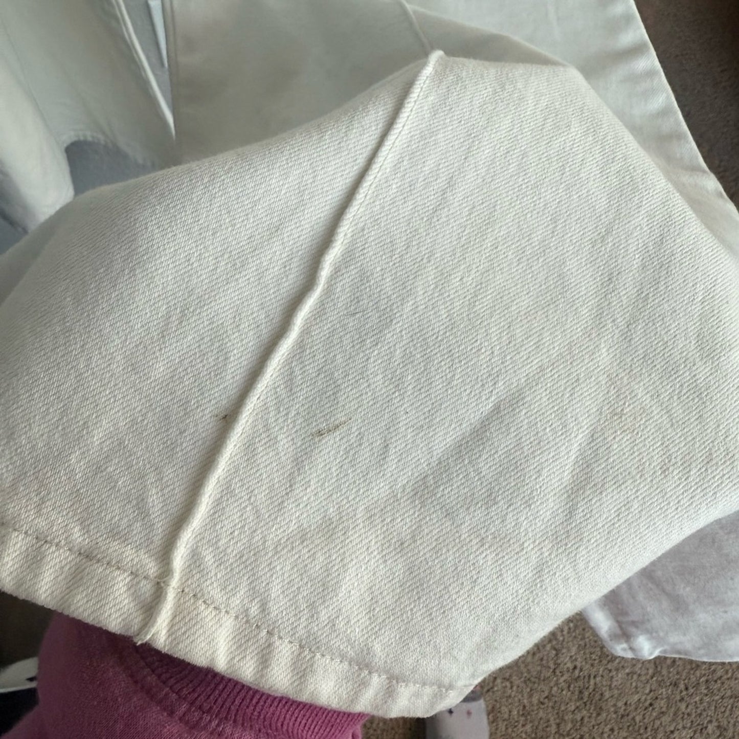 Frame Super Bell Bottom White Jeans - 29" Waist