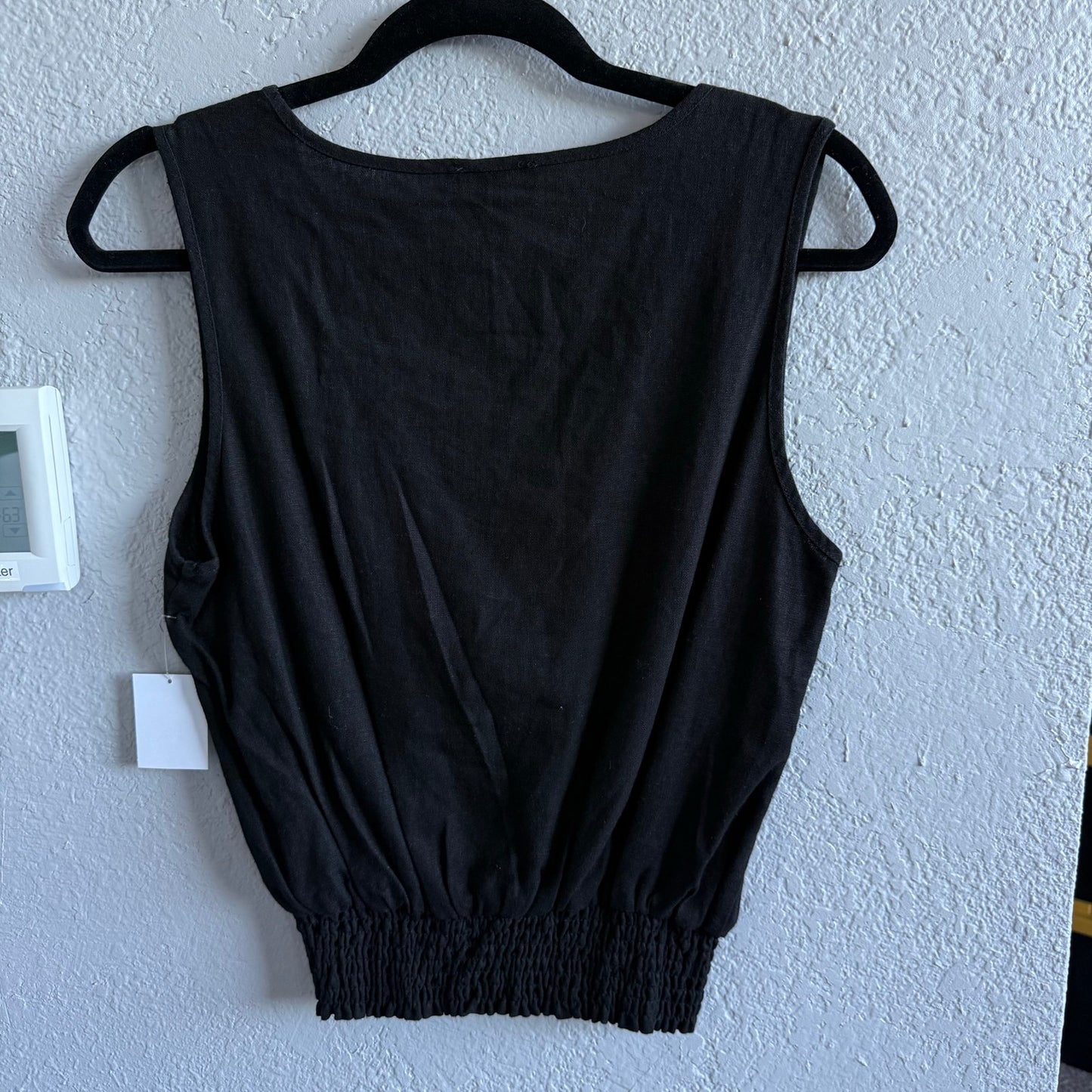 Ellen Tracy Linen Blend Top - Small