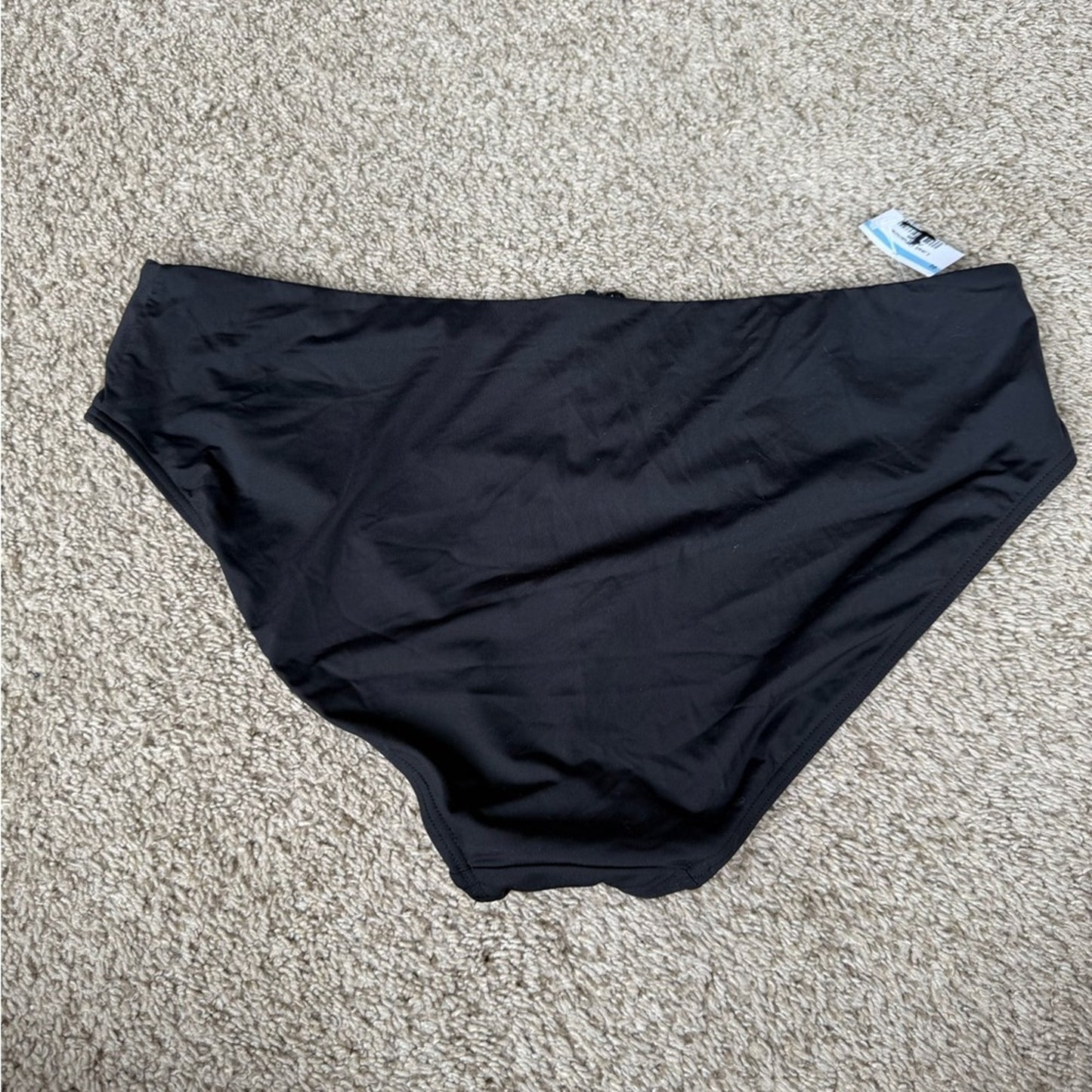 Black Bikini Bottom by Sea Level Swim - Size 14