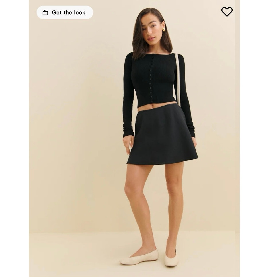 Reformation Linen Skirt - XS