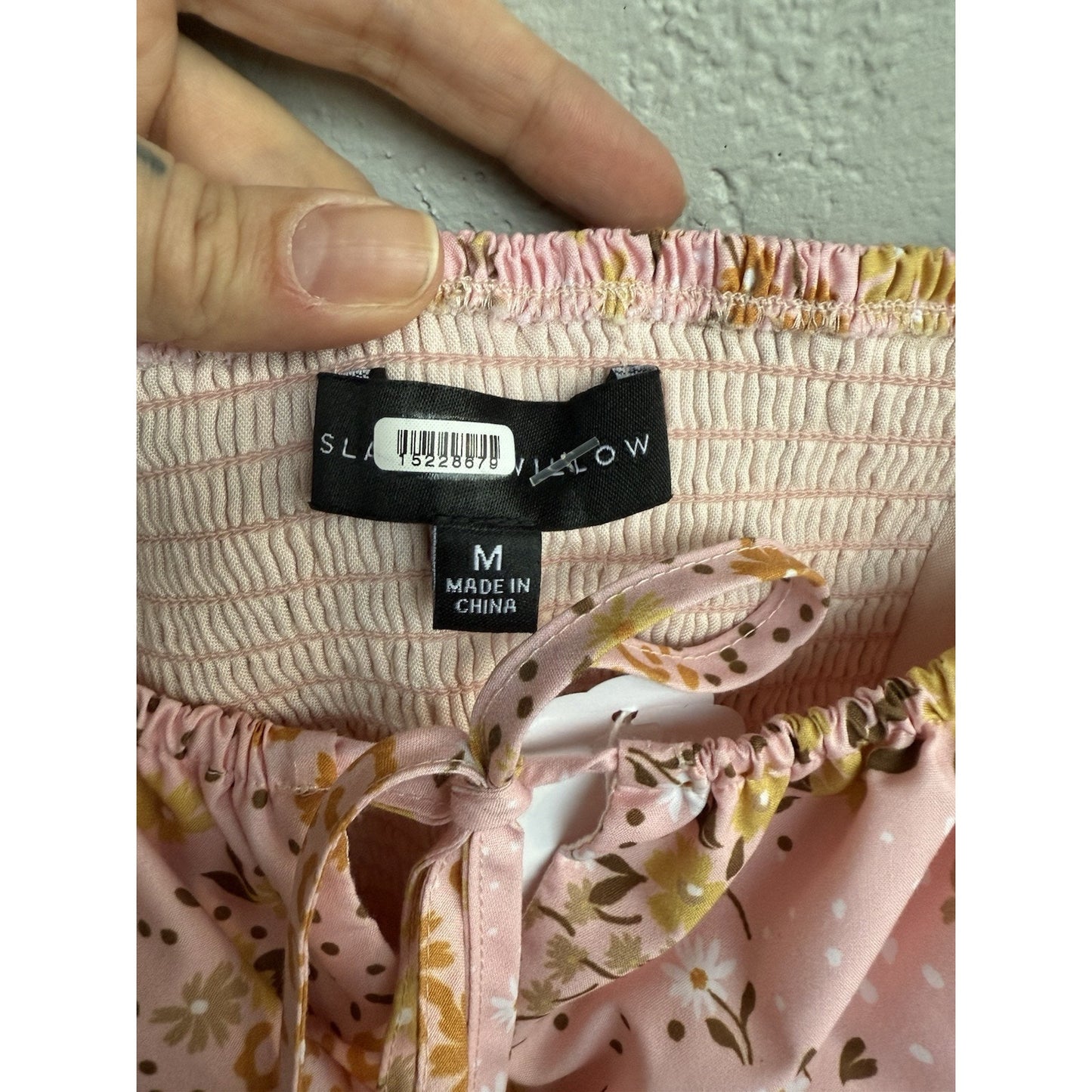 Slate & Willow Pink Floral Leopard Dress - Medium - MSRP $125