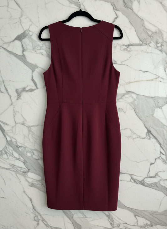 Trina Turk Rouge Dress in Burgundy - Size 8