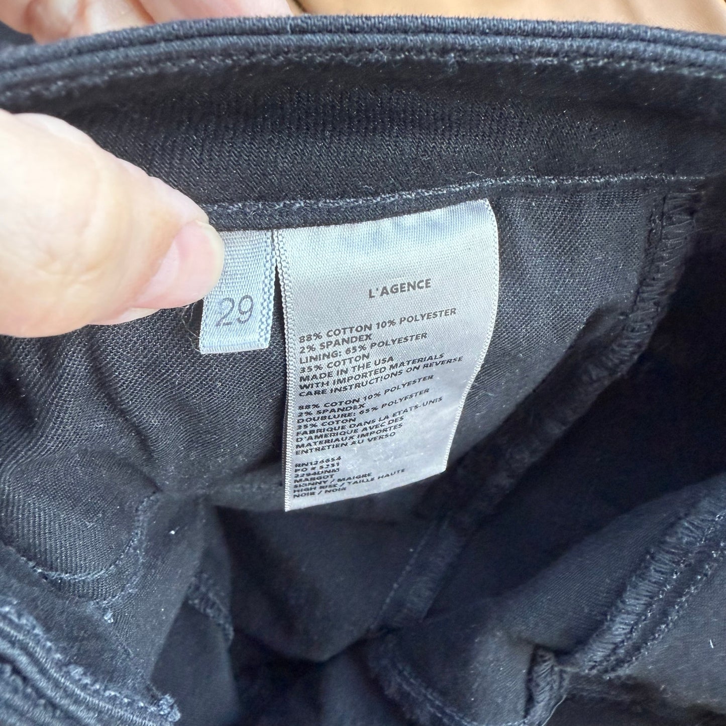 L’agence Margot Cropped Skinny Jean size 29