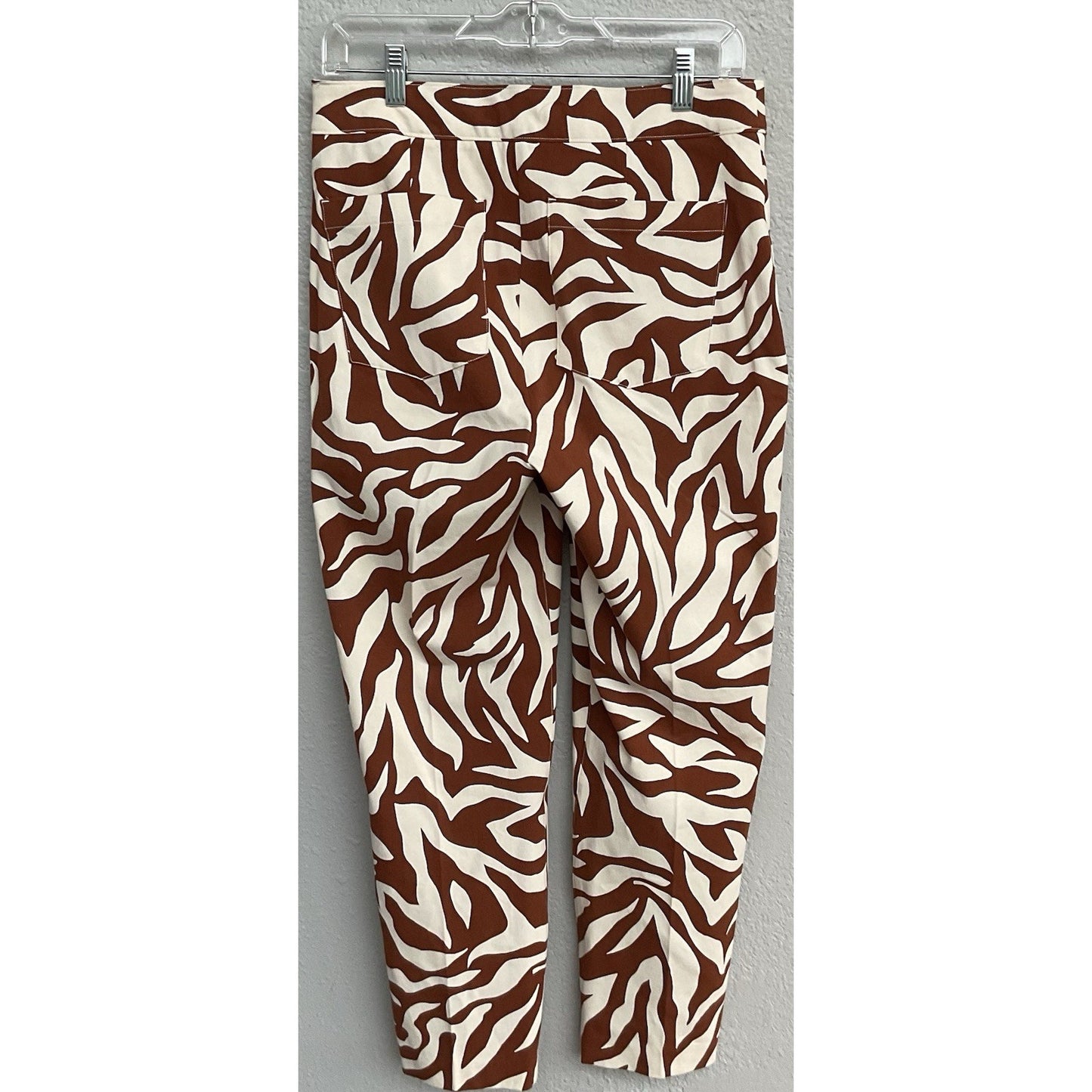 SPANX - ON THE GO - POLISHED ANKLE PANTS ZEBRA CLAY - MEDIUM - NWT MSRP $138