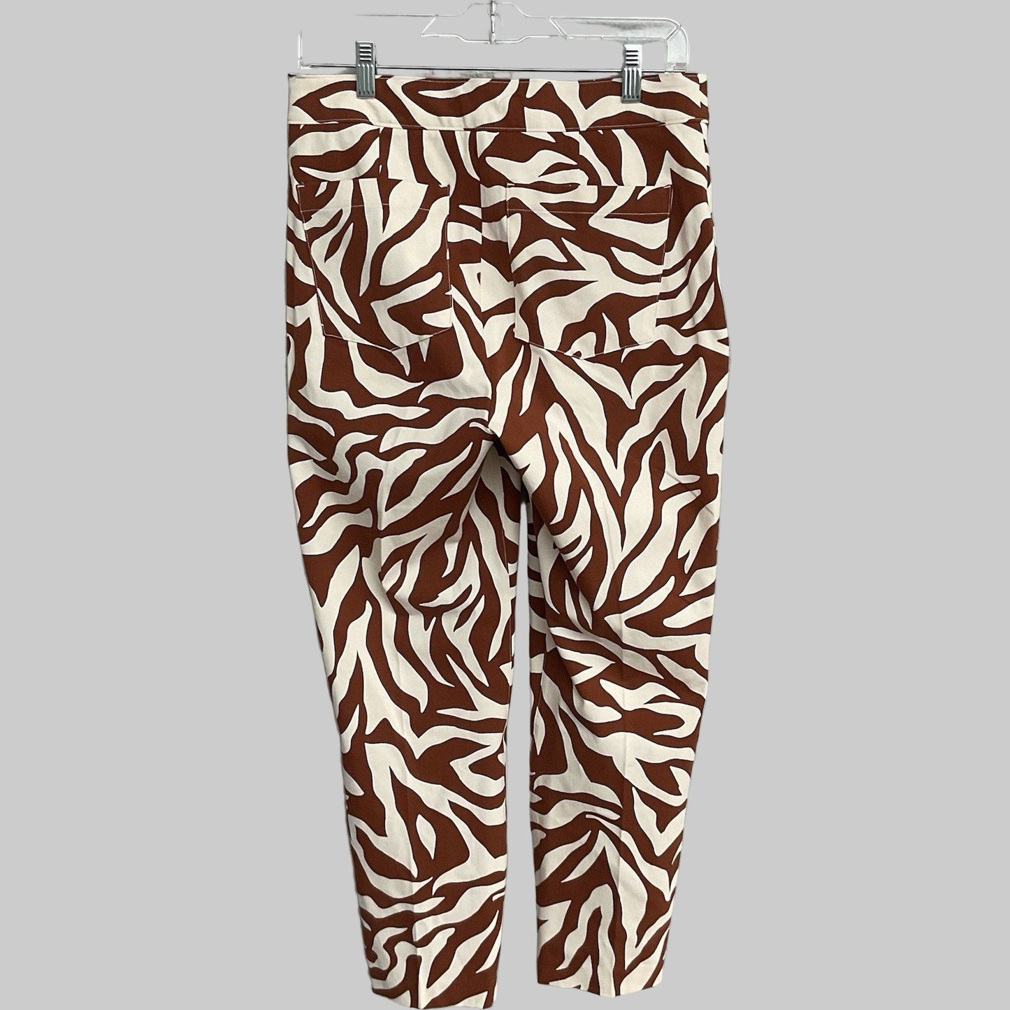 SPANX - ON THE GO - POLISHED ANKLE PANTS ZEBRA CLAY - MEDIUM - NWT MSRP $138