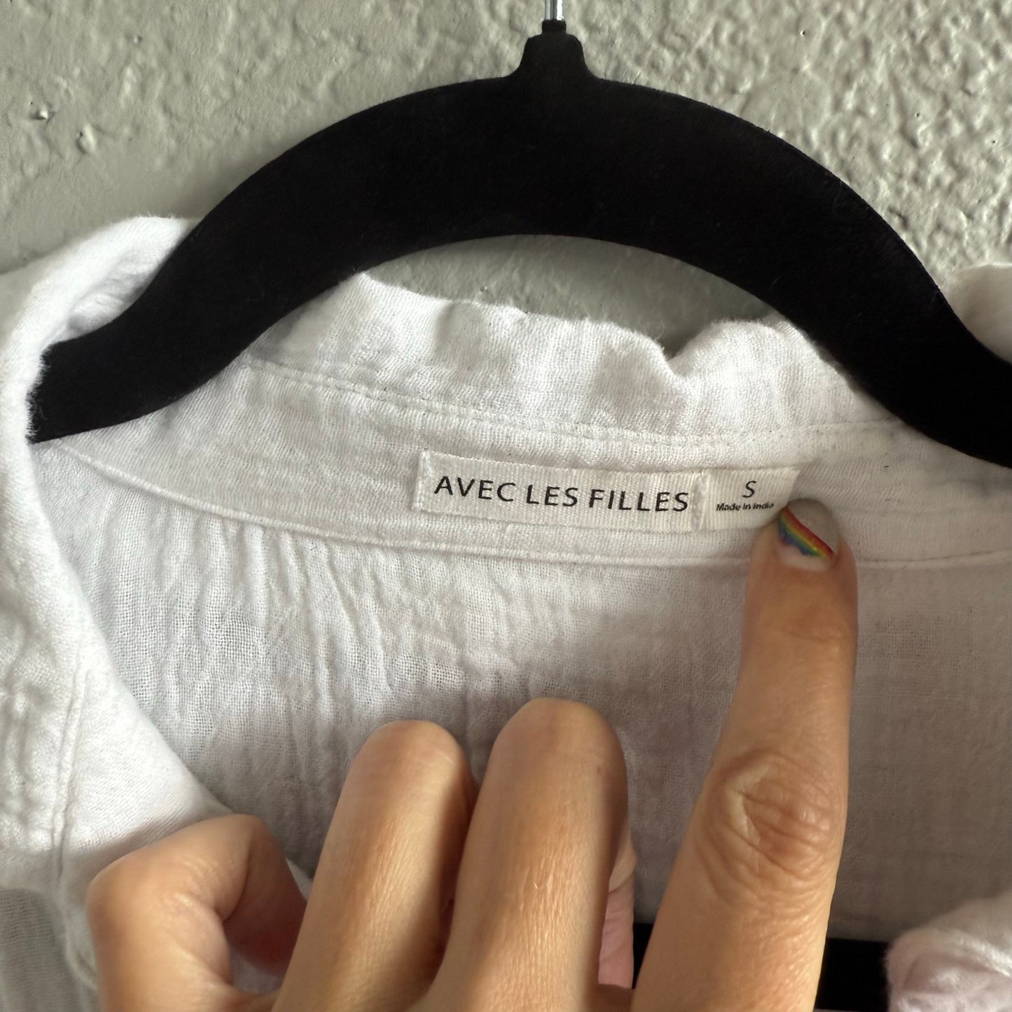 Avec Les Filles cropped long sleeve - small