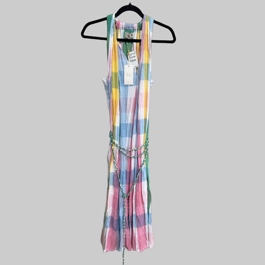 Mille Pastel Plaid Dress - Size Medium