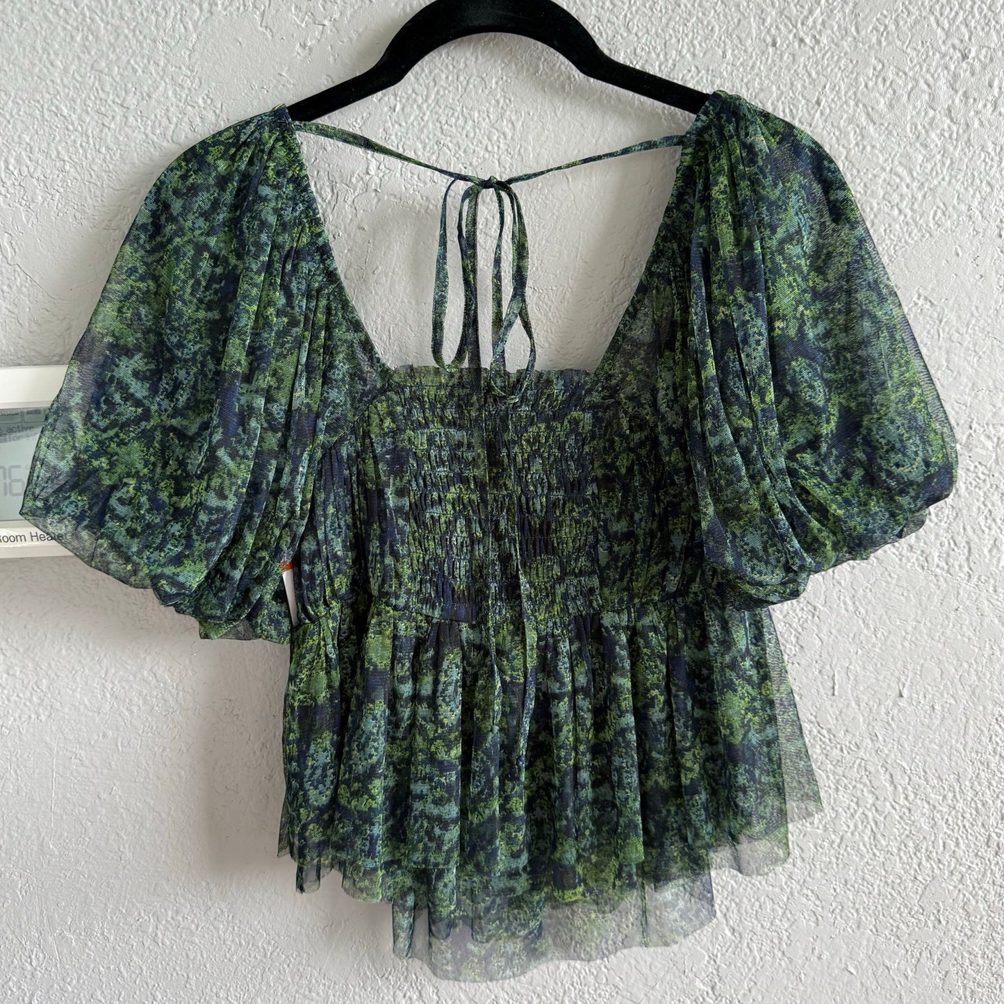 Free People Penelope printed smock top - XS