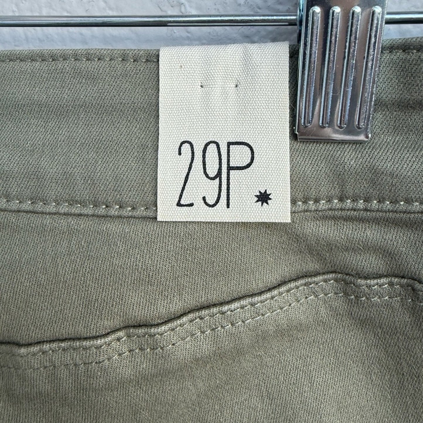 Green Straight Leg Pants - Size 29
