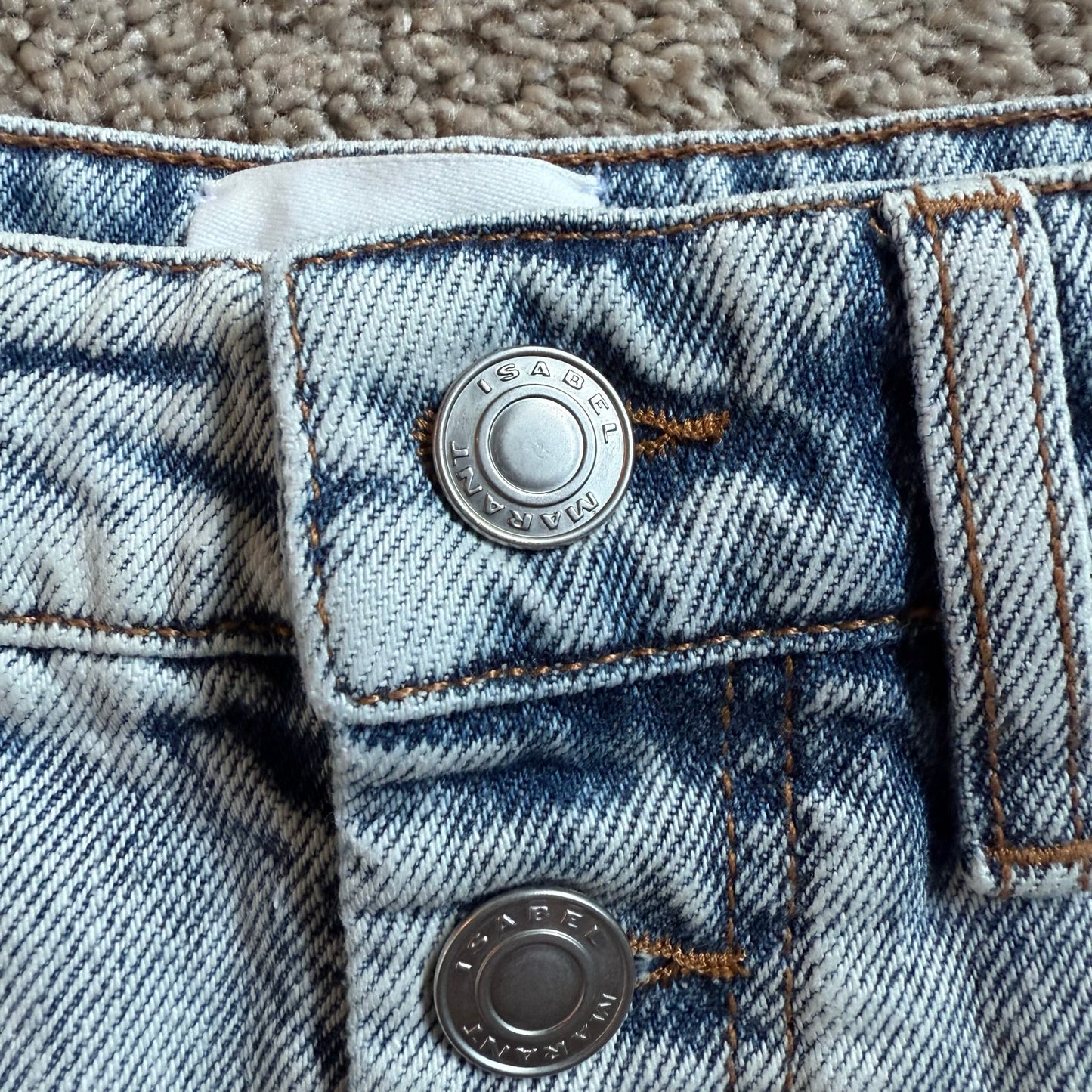 Isabel Marat Denim Jovany Shorts - Small