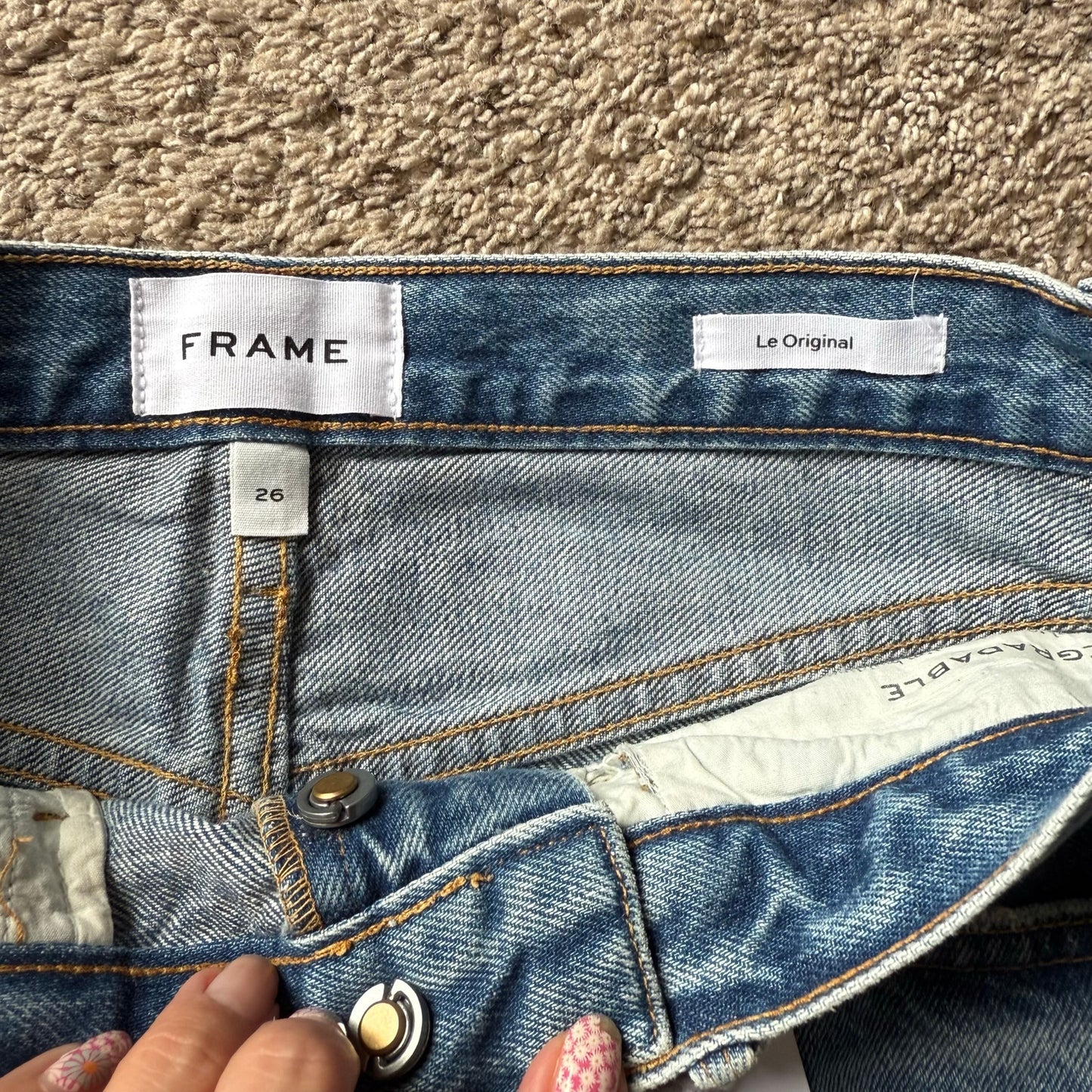 Frame Le Original Jeans size 26