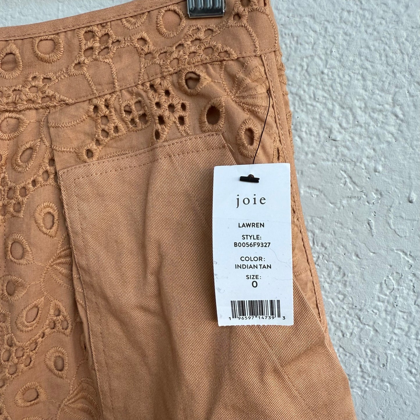Joie Lawrence Tan Shorts Size 0