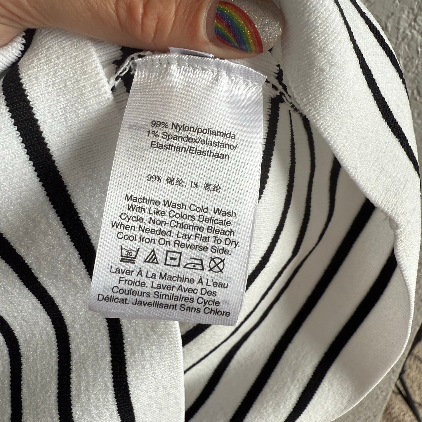DKNY striped tank - small