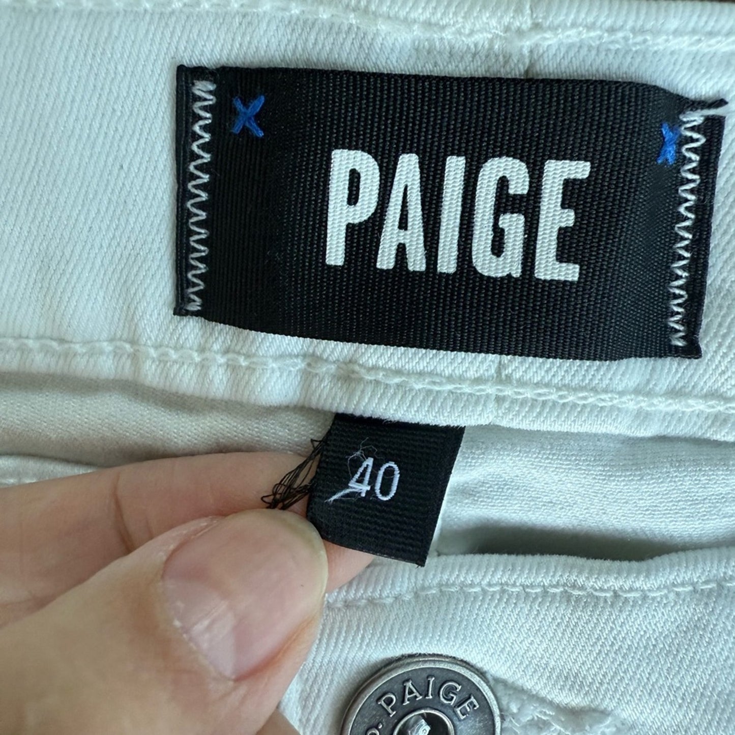 PAIGE White Jeans - Plus Size 20