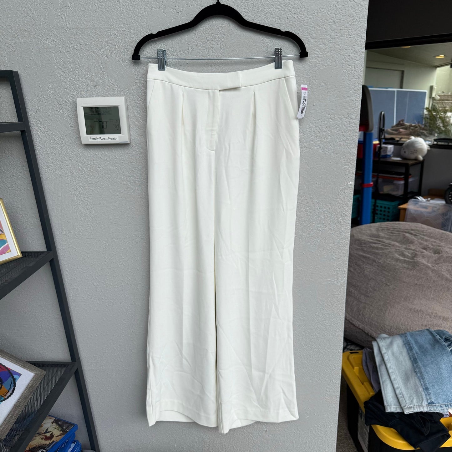 Open edit pleated wide leg pants size 6