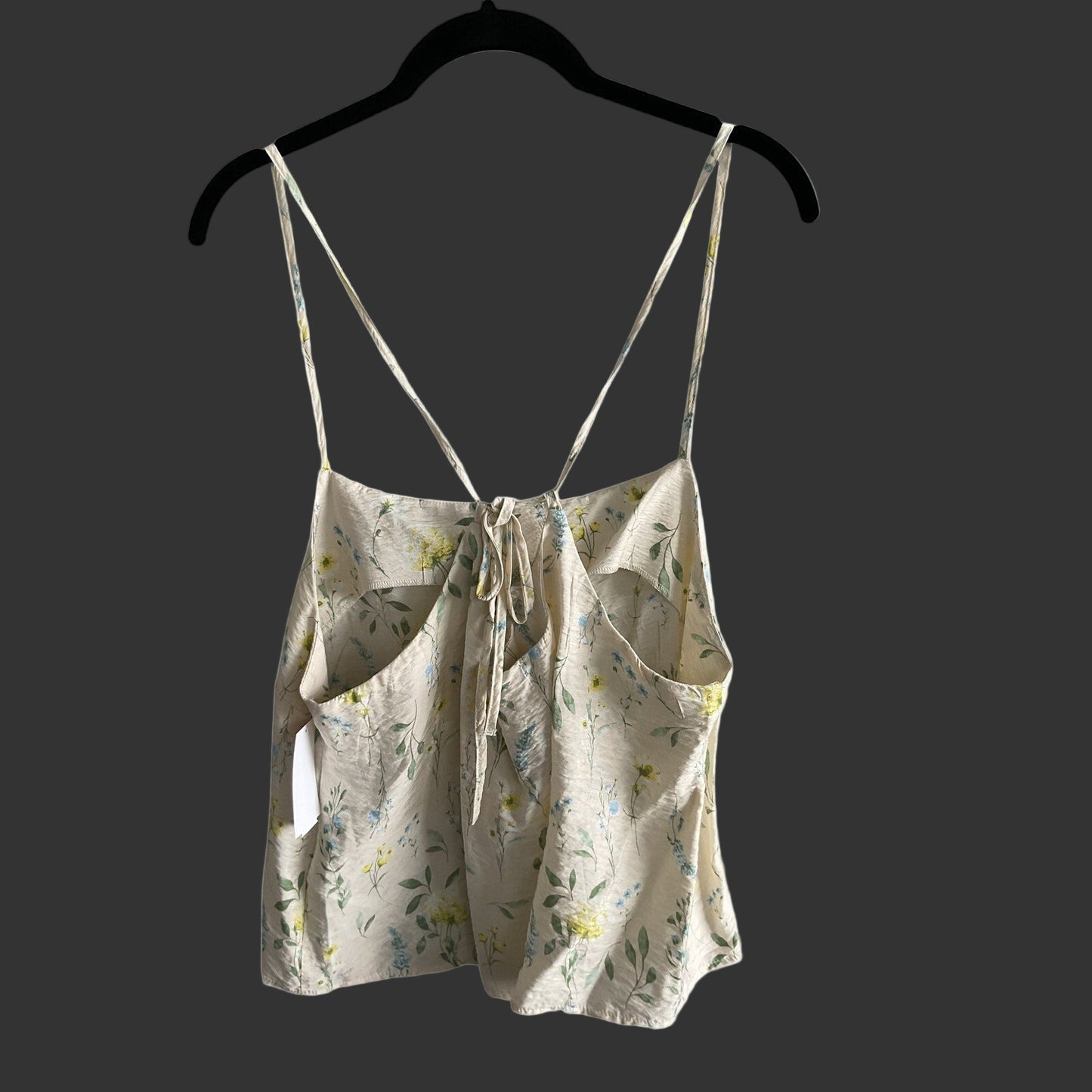 Vero Moda Josie Singlet Short Top - Cream Floral - XL - NWT