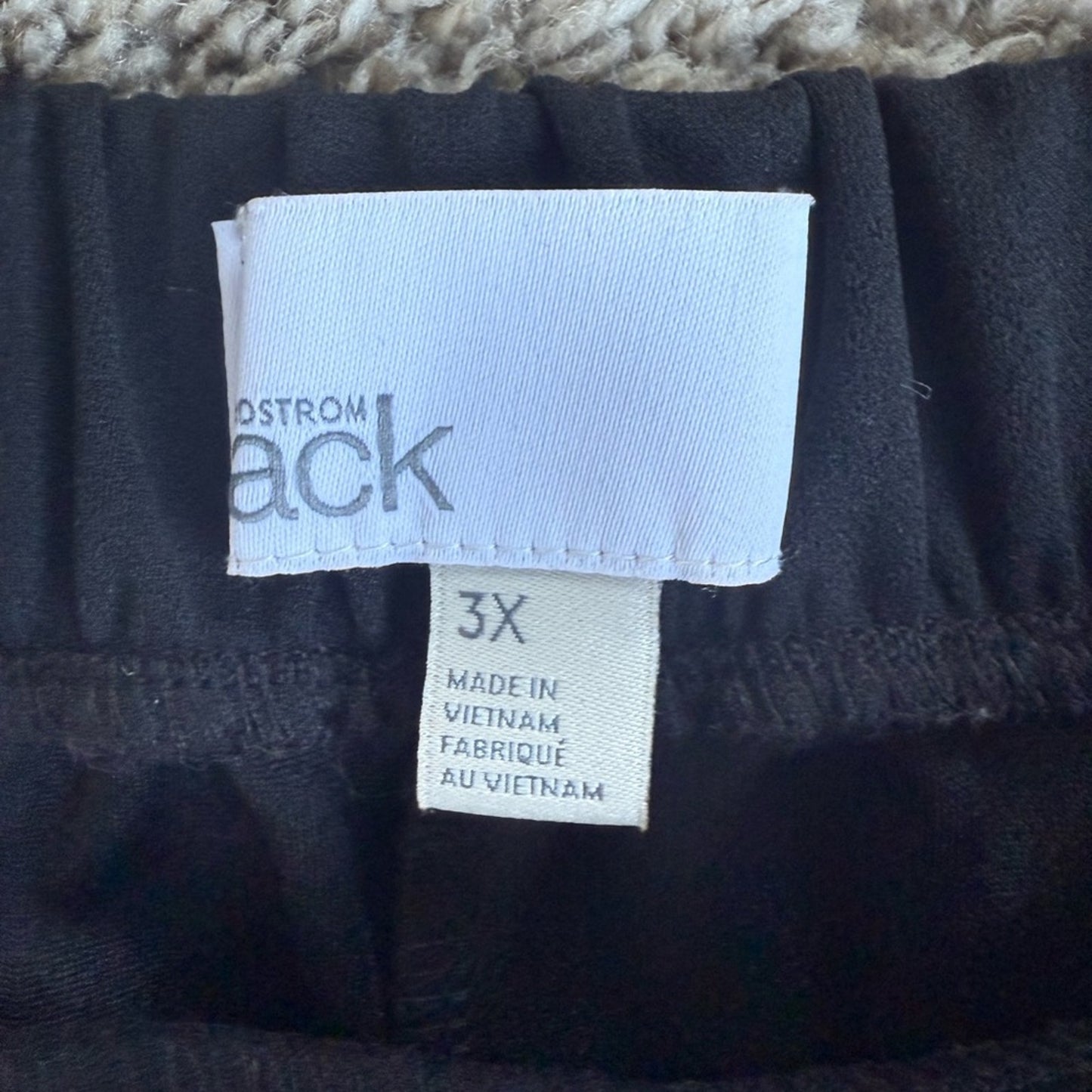 Nordstrom Rack Black Wide-Leg Pants - Size 3XL