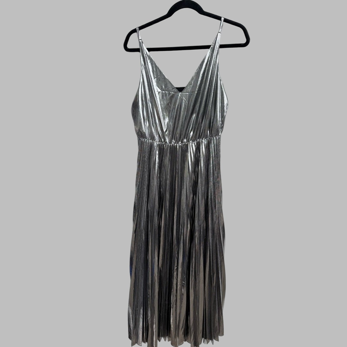 All Saints Metallic Dress in Medium