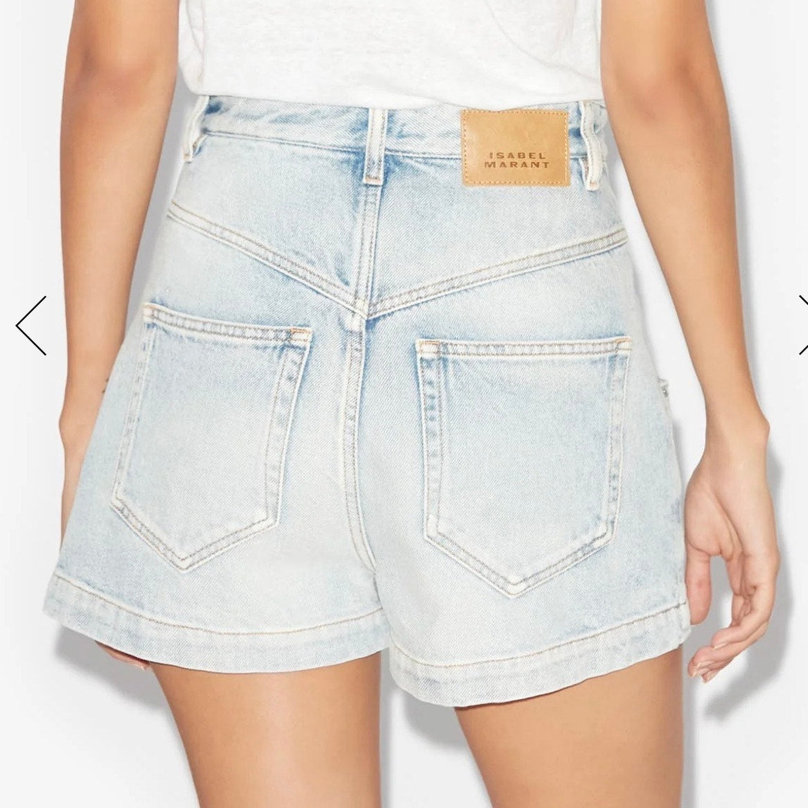 Isabel Marat Denim Jovany Shorts - Small