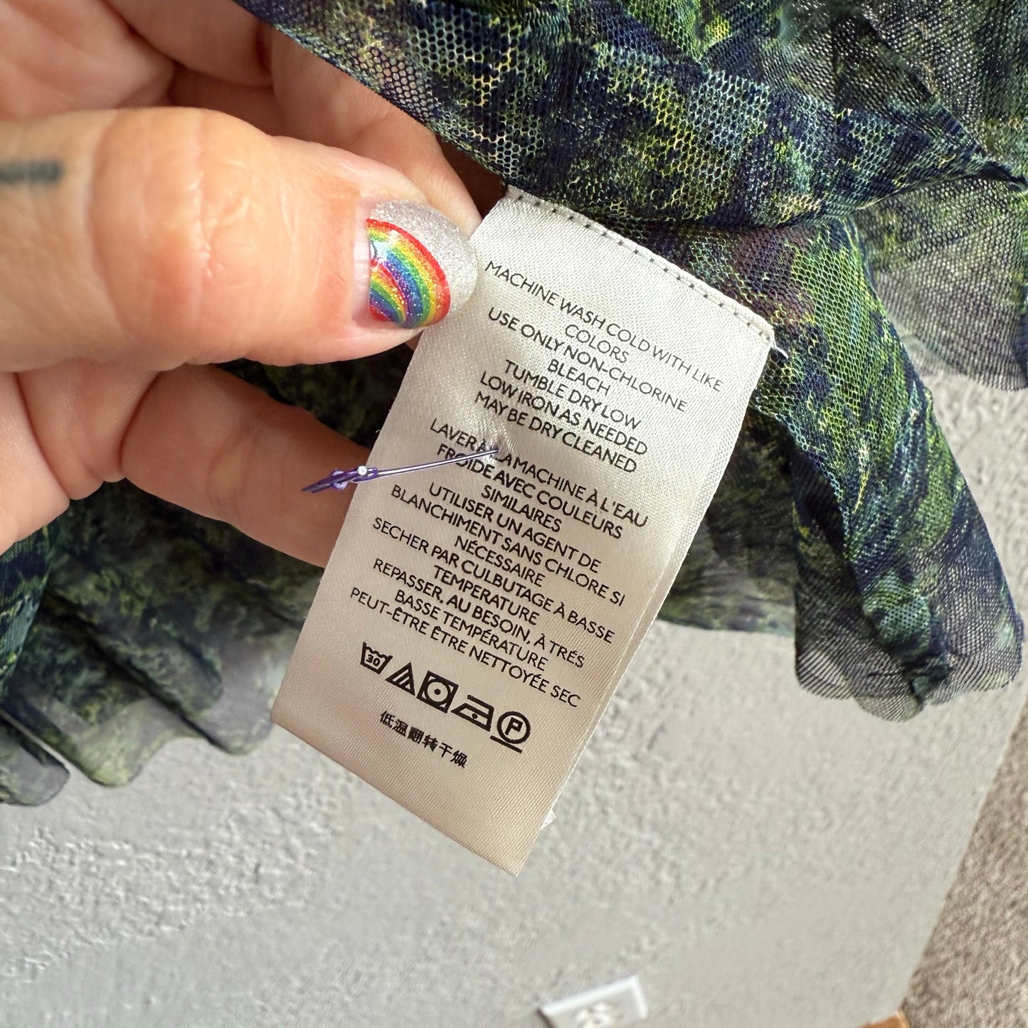 Free People Penelope printed smock top - XS