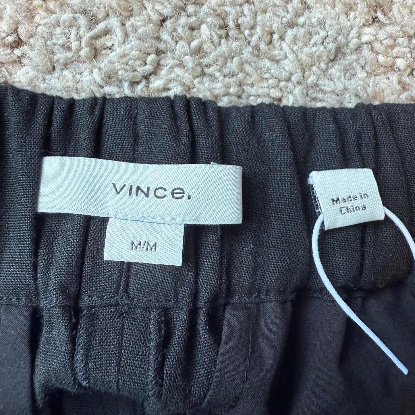 VINCE Linen Pull on Pants - Size Medium