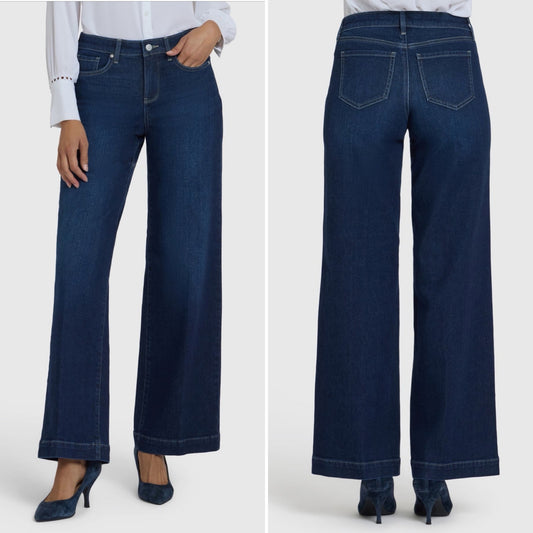 NYJD Teresa Wide Leg Jeans Size 6